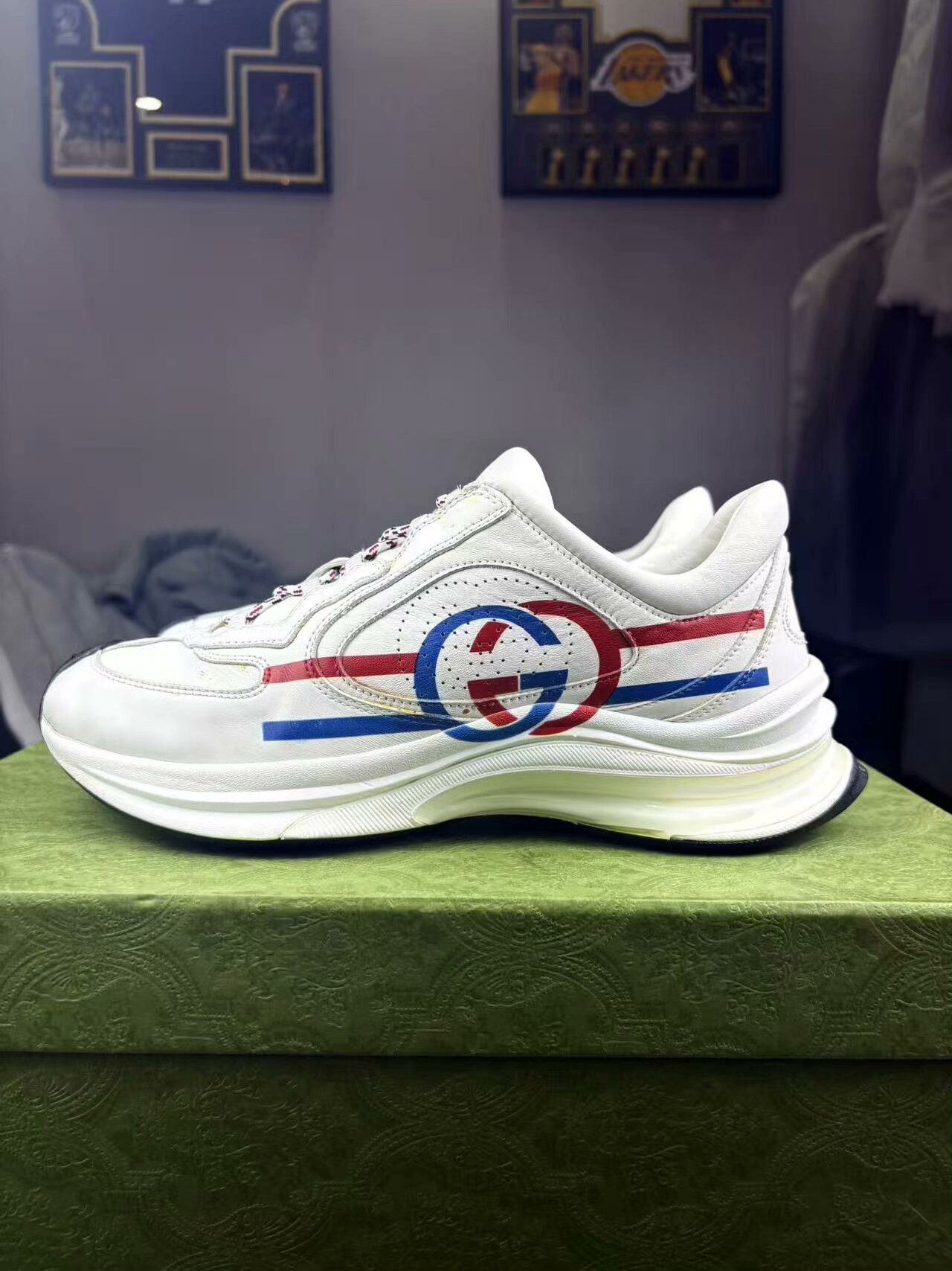 Gucci Gucci Running Red Lowtop Sneakers 40 Men Size US 7.5 / EU 40-41 - 7 Thumbnail