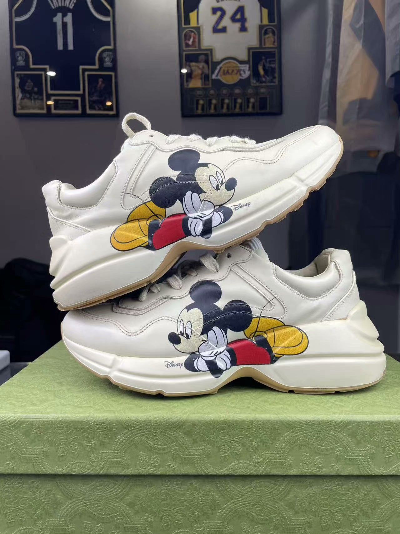 Gucci Gucci Collab Limited Beige Lowtop Sneakers 40 Men Size US 7.5 / EU 40-41 - 5 Thumbnail