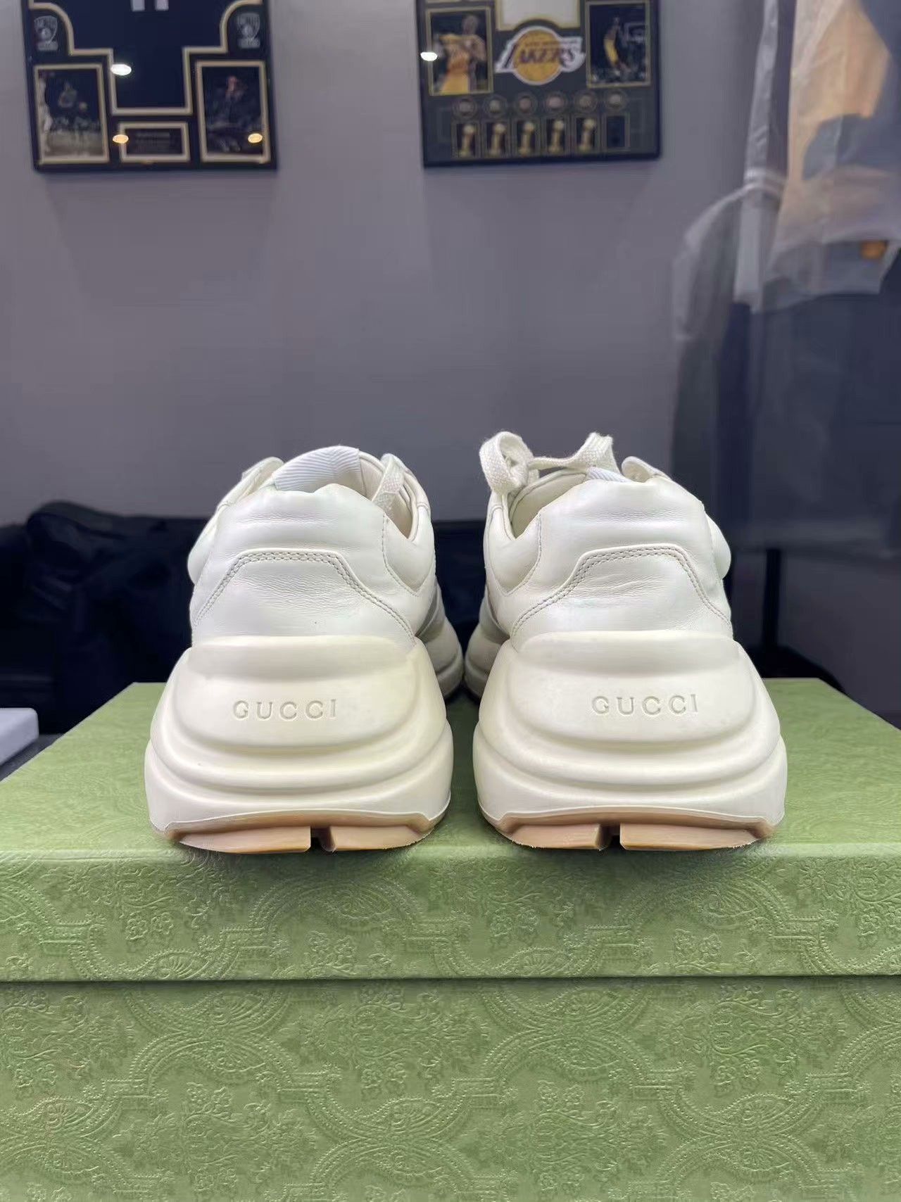 Gucci Gucci Collab Limited Beige Lowtop Sneakers 40 Men Size US 7.5 / EU 40-41 - 3 Thumbnail