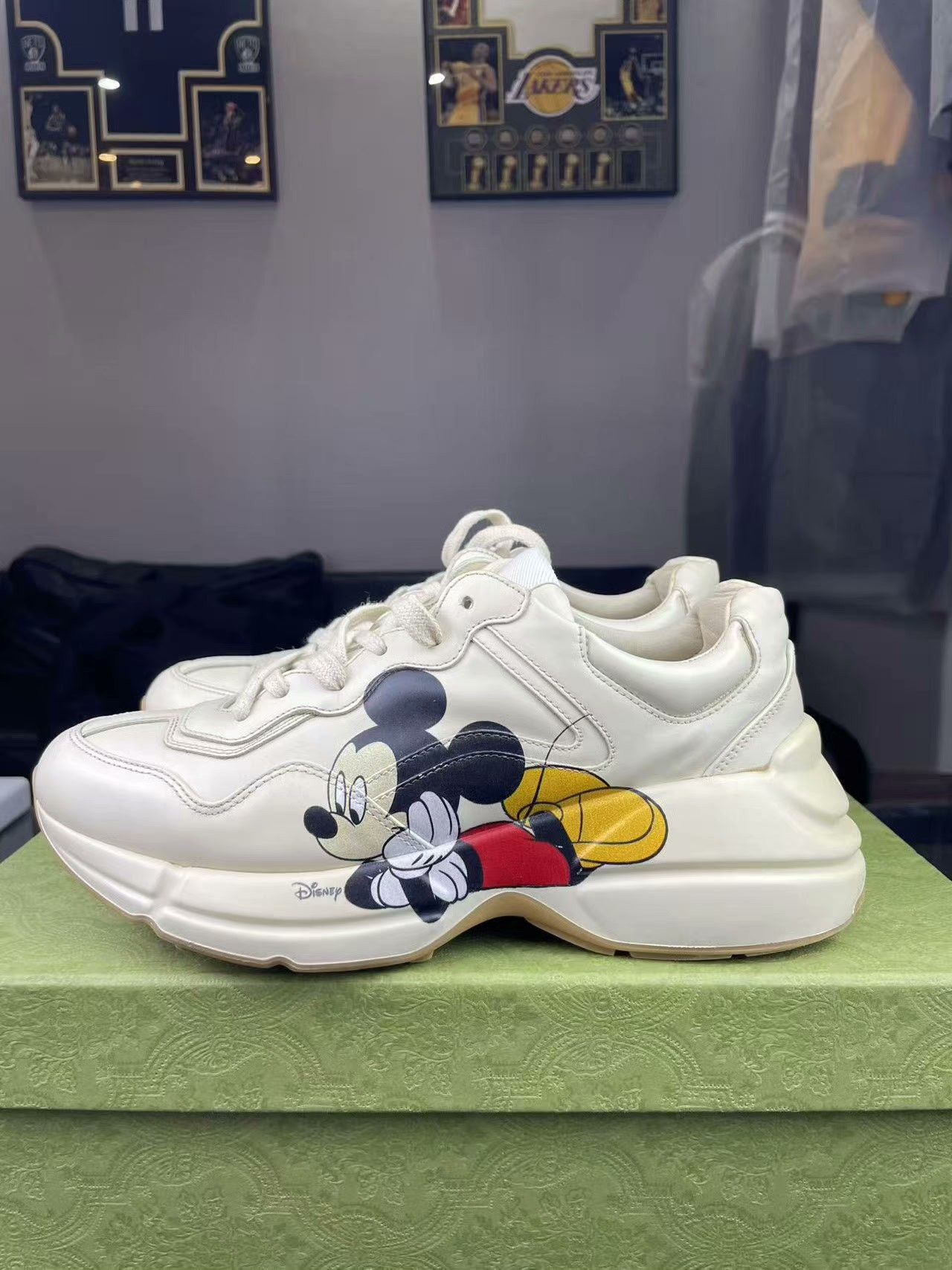 Gucci Gucci Collab Limited Beige Lowtop Sneakers 40 Men Size US 7.5 / EU 40-41 - 7 Thumbnail