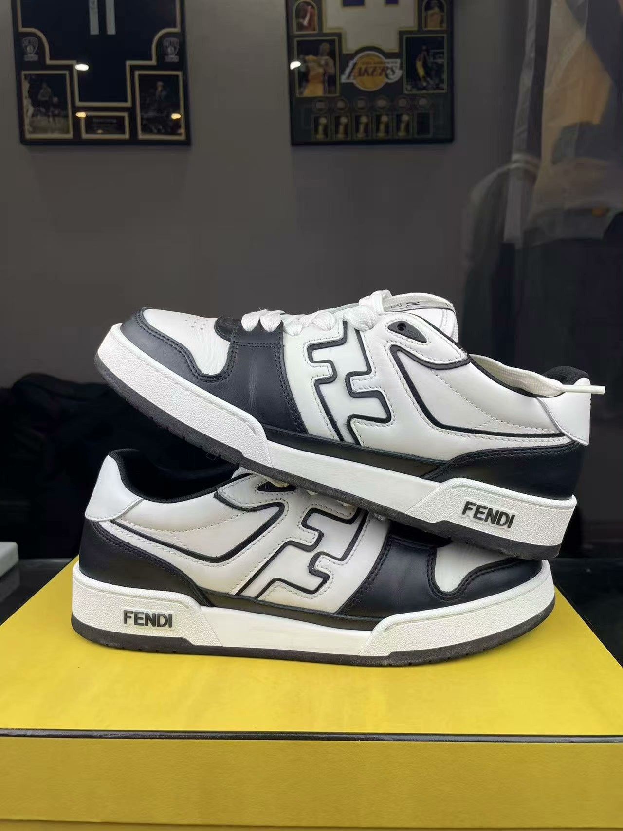 Fendi Fendi Limited Black Lowtop Sneakers 39 Men Size US 6.5 / EU 39-40 - 6 Thumbnail