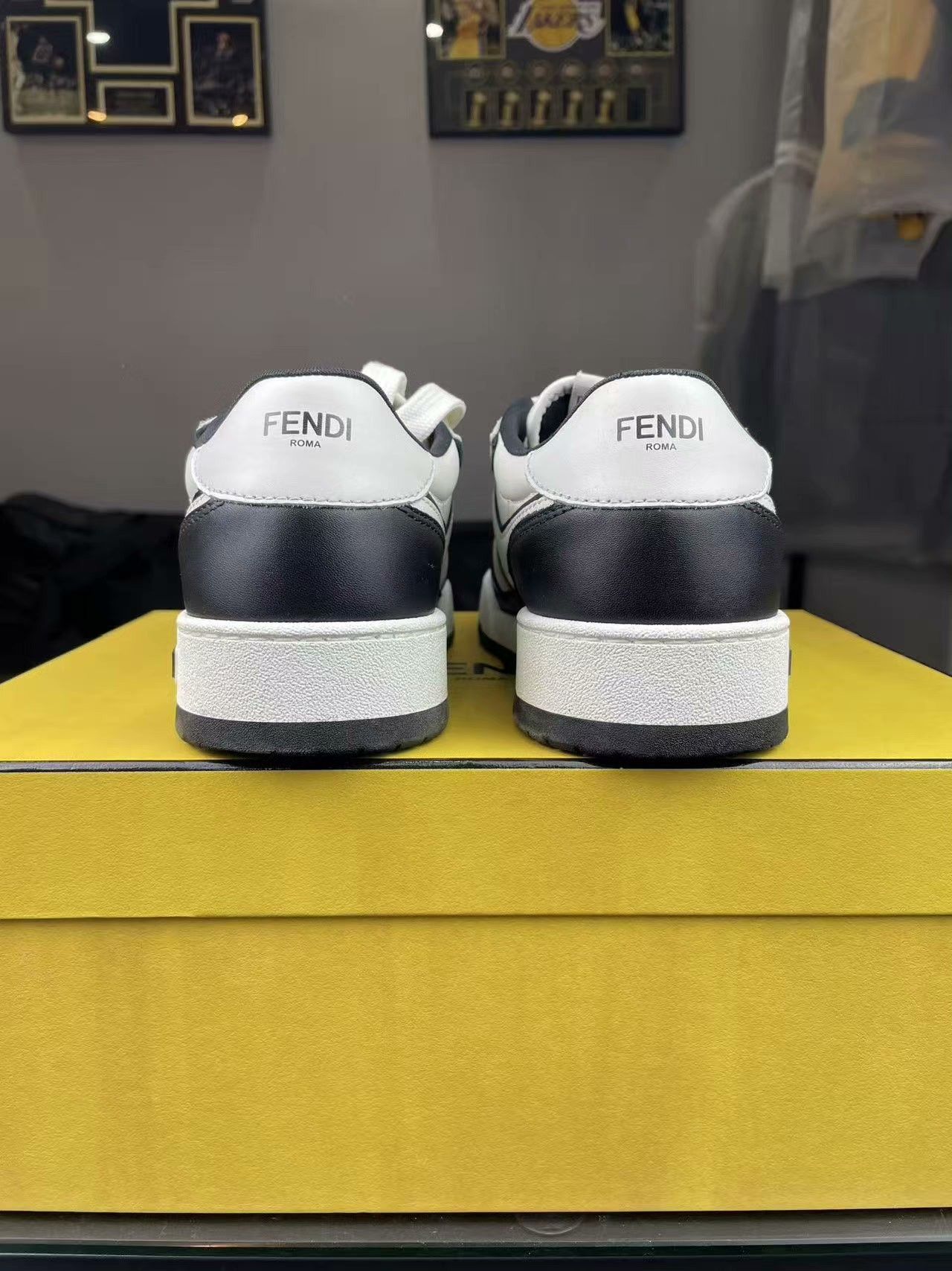 Fendi Fendi Limited Black Lowtop Sneakers 39 Men Size US 6.5 / EU 39-40 - 3 Thumbnail