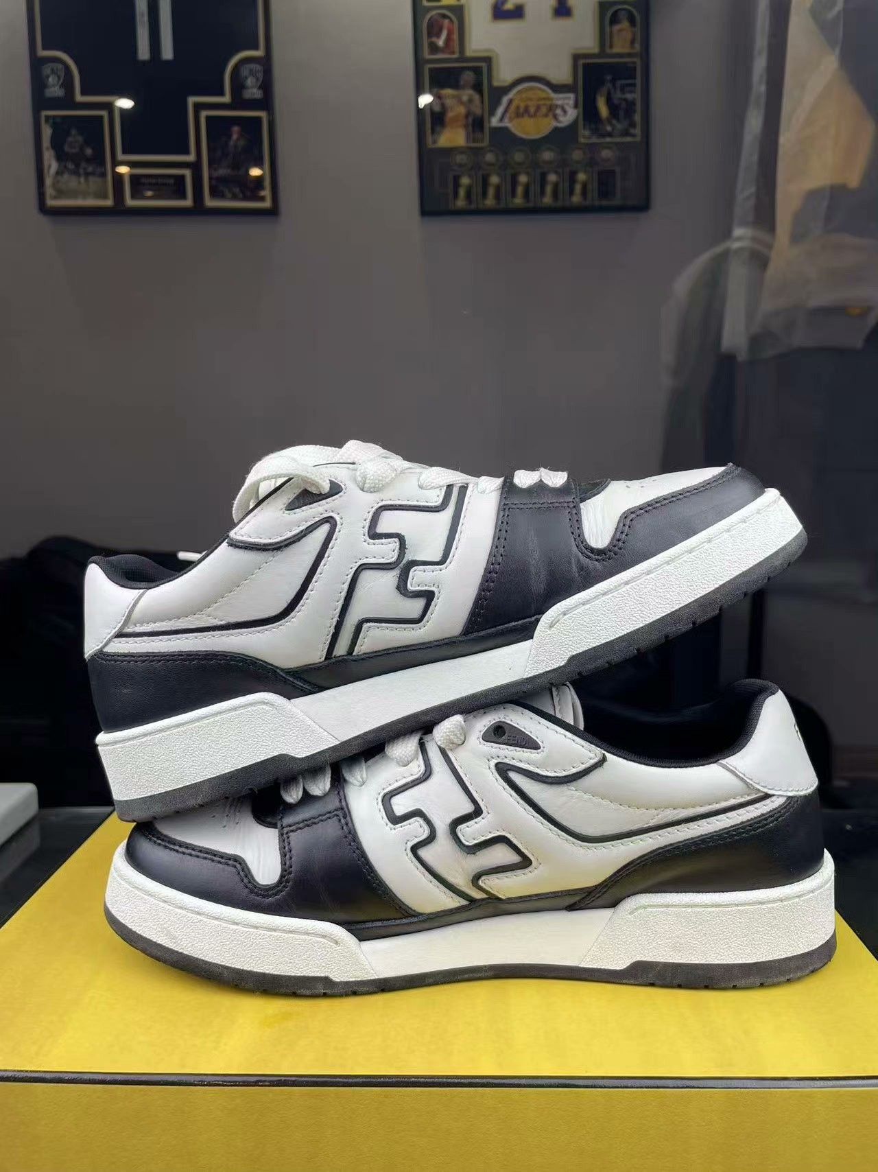 Fendi Fendi Limited Black Lowtop Sneakers 39 Men Size US 6.5 / EU 39-40 - 5 Thumbnail