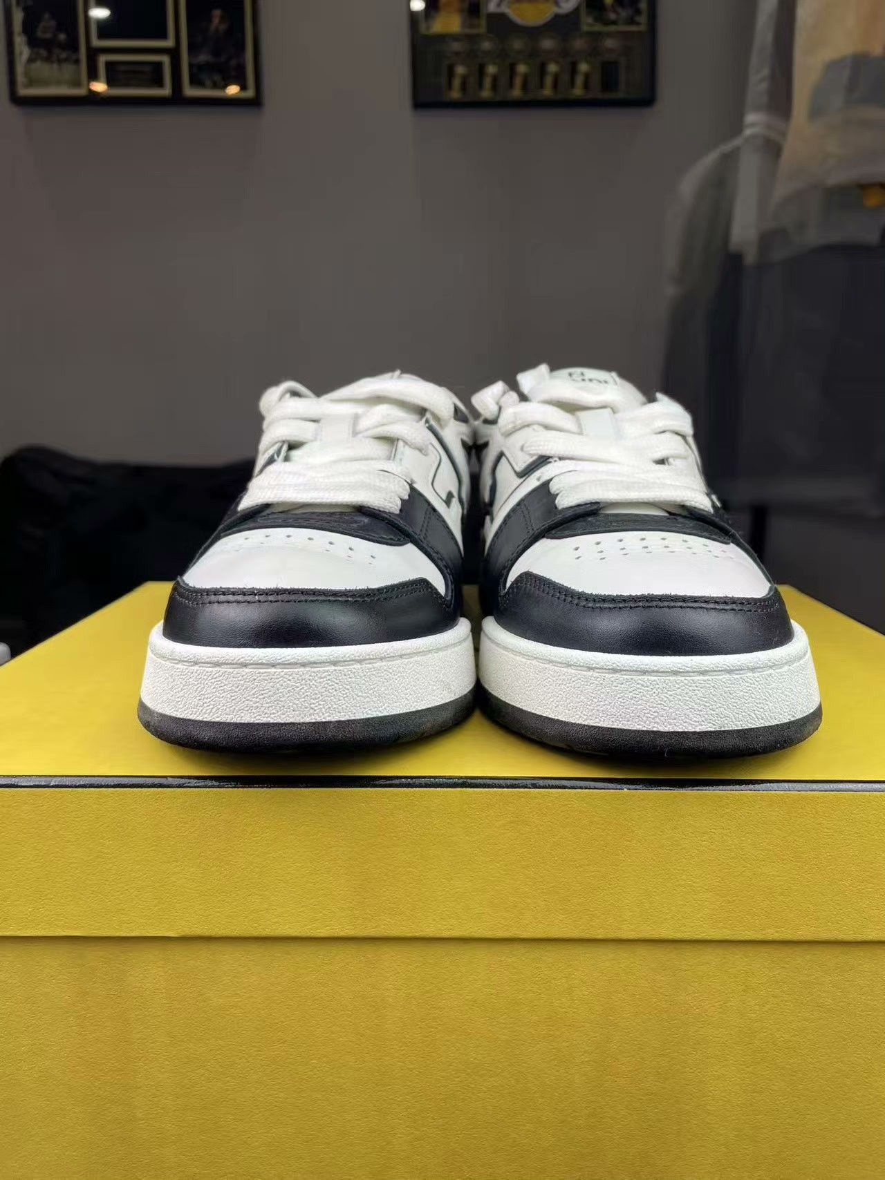 Fendi Fendi Limited Black Lowtop Sneakers 39 Men Size US 6.5 / EU 39-40 - 2 Thumbnail