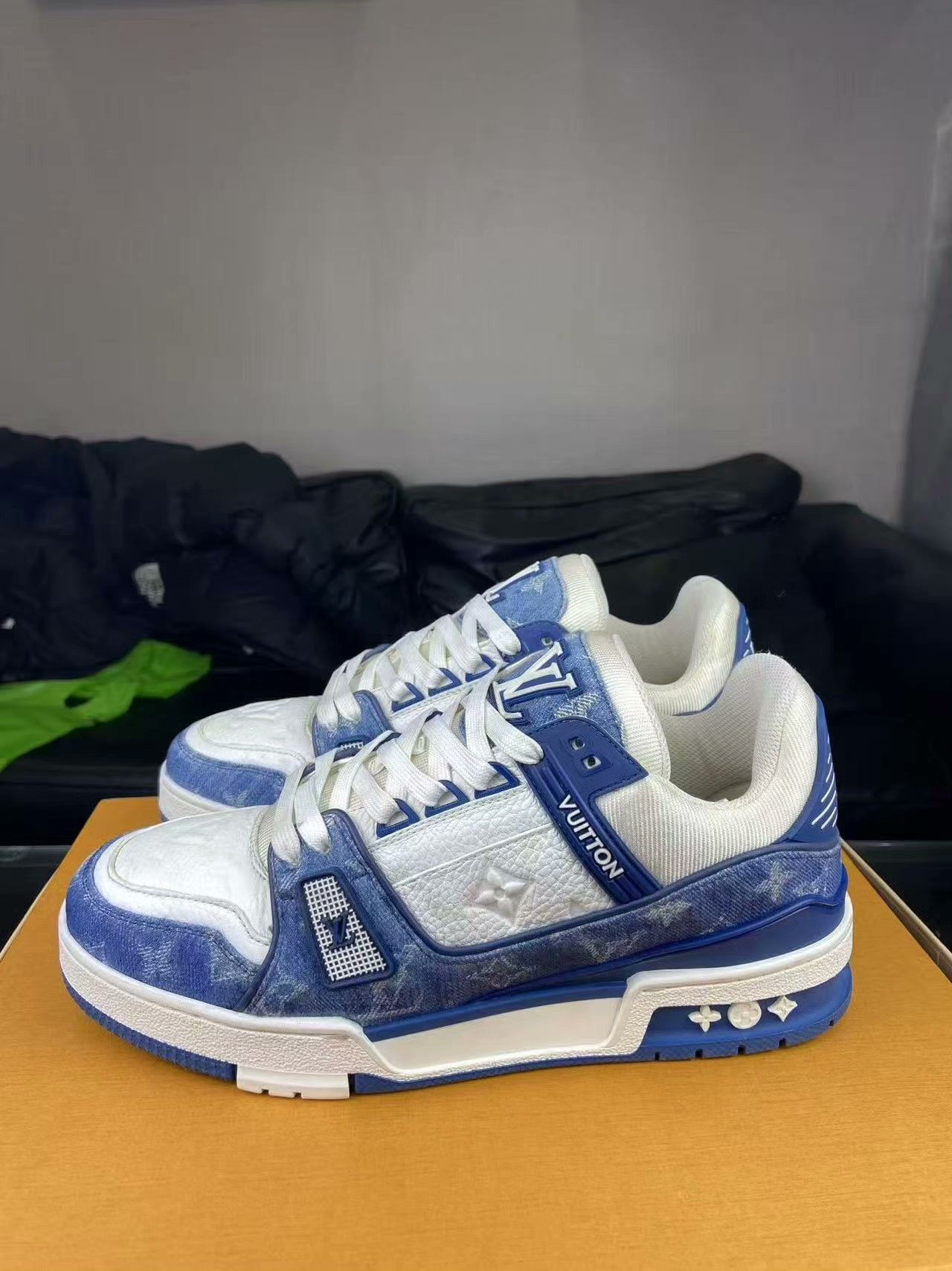 Louis Vuitton Louis Vuitton Training Denim Blue Lowtop Sneakers 40 Men Size US 7.5 / EU 40-41 - 3 Thumbnail