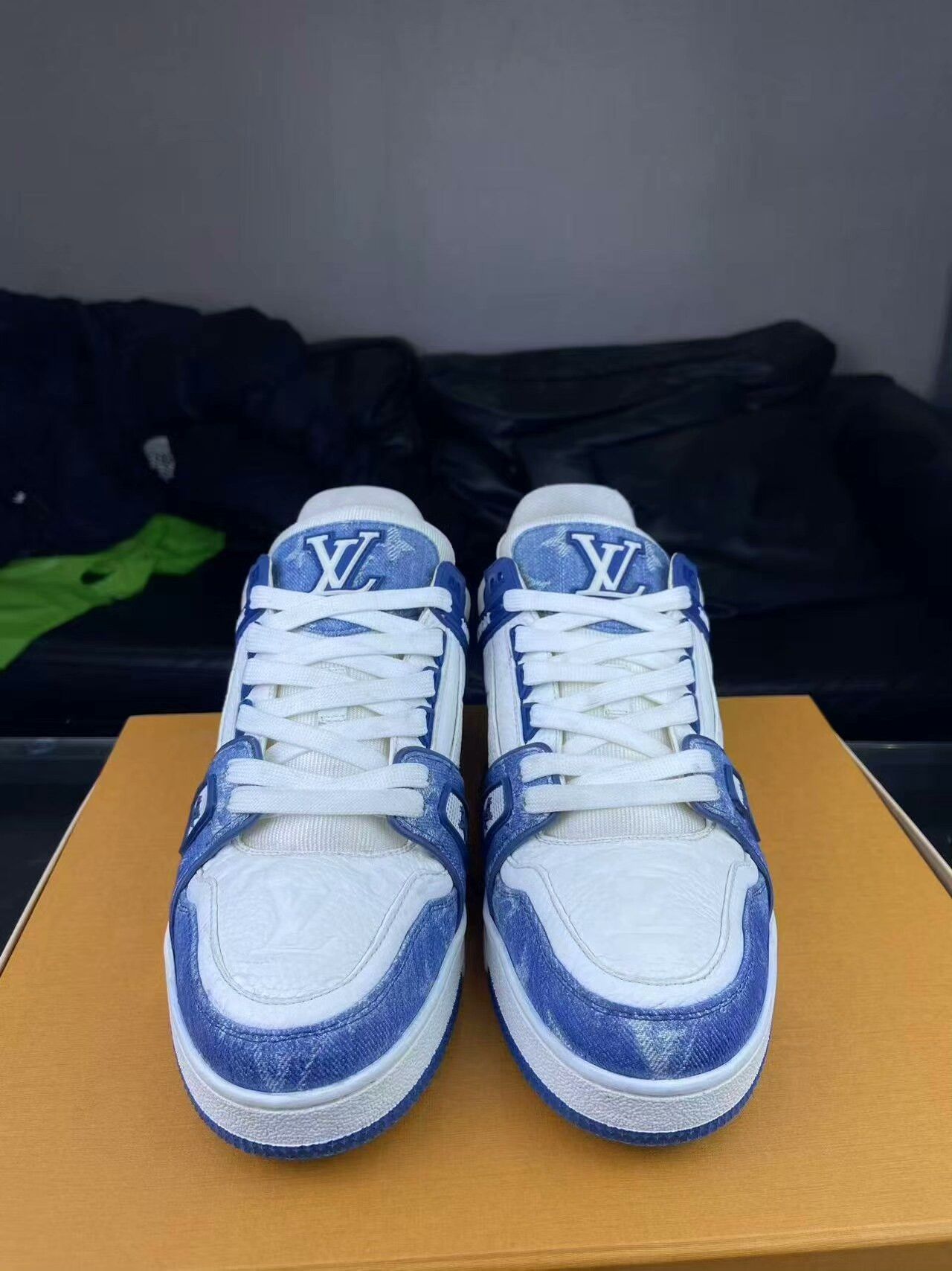 Louis Vuitton Louis Vuitton Training Denim Blue Lowtop Sneakers 40 Men Size US 7.5 / EU 40-41 - 2 Thumbnail