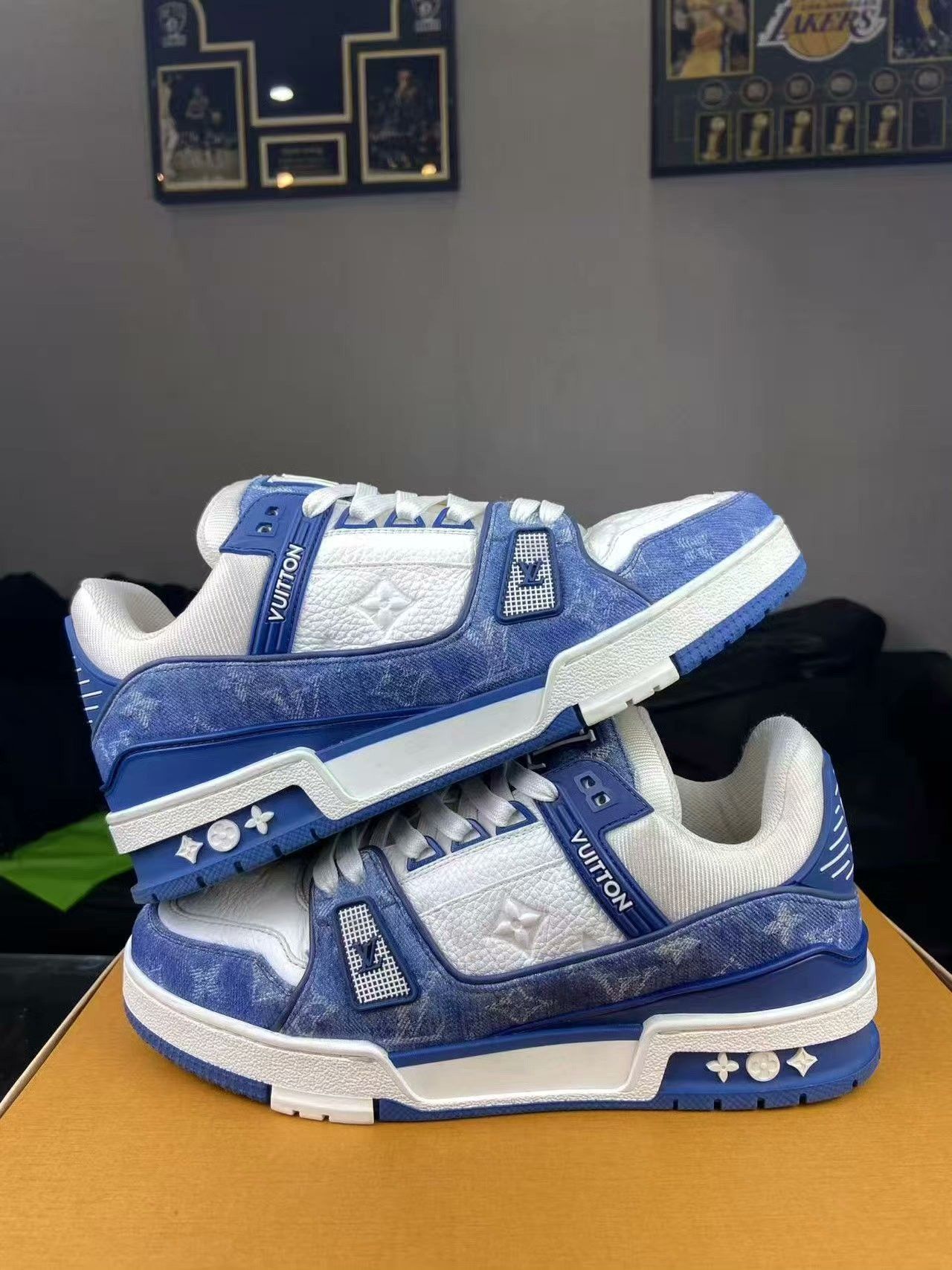 Louis Vuitton Louis Vuitton Training Denim Blue Lowtop Sneakers 40 Men Size US 7.5 / EU 40-41 - 7 Thumbnail