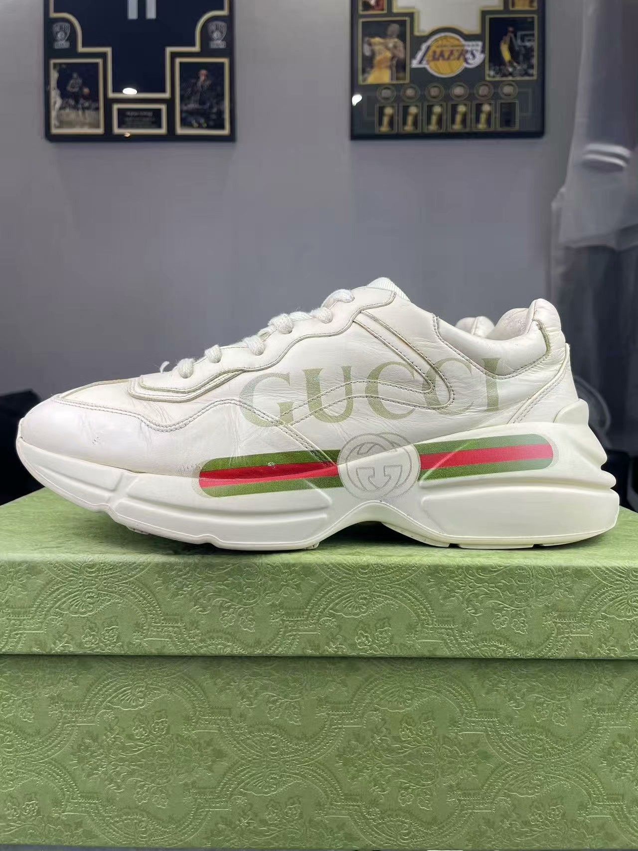 Gucci Gucci Printed Lowtop Sneakers 42 Men Size US 9 / EU 42 - 7 Thumbnail