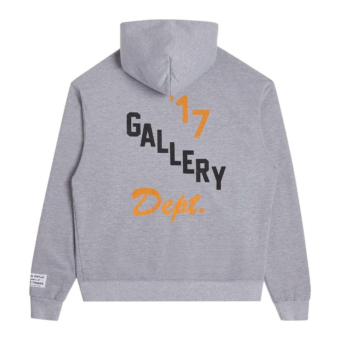 Gallery Dept. Boxing Merch Zip Hoodie 'Heather Grey' Size US XL / EU 56 / 4 - 2 Thumbnail