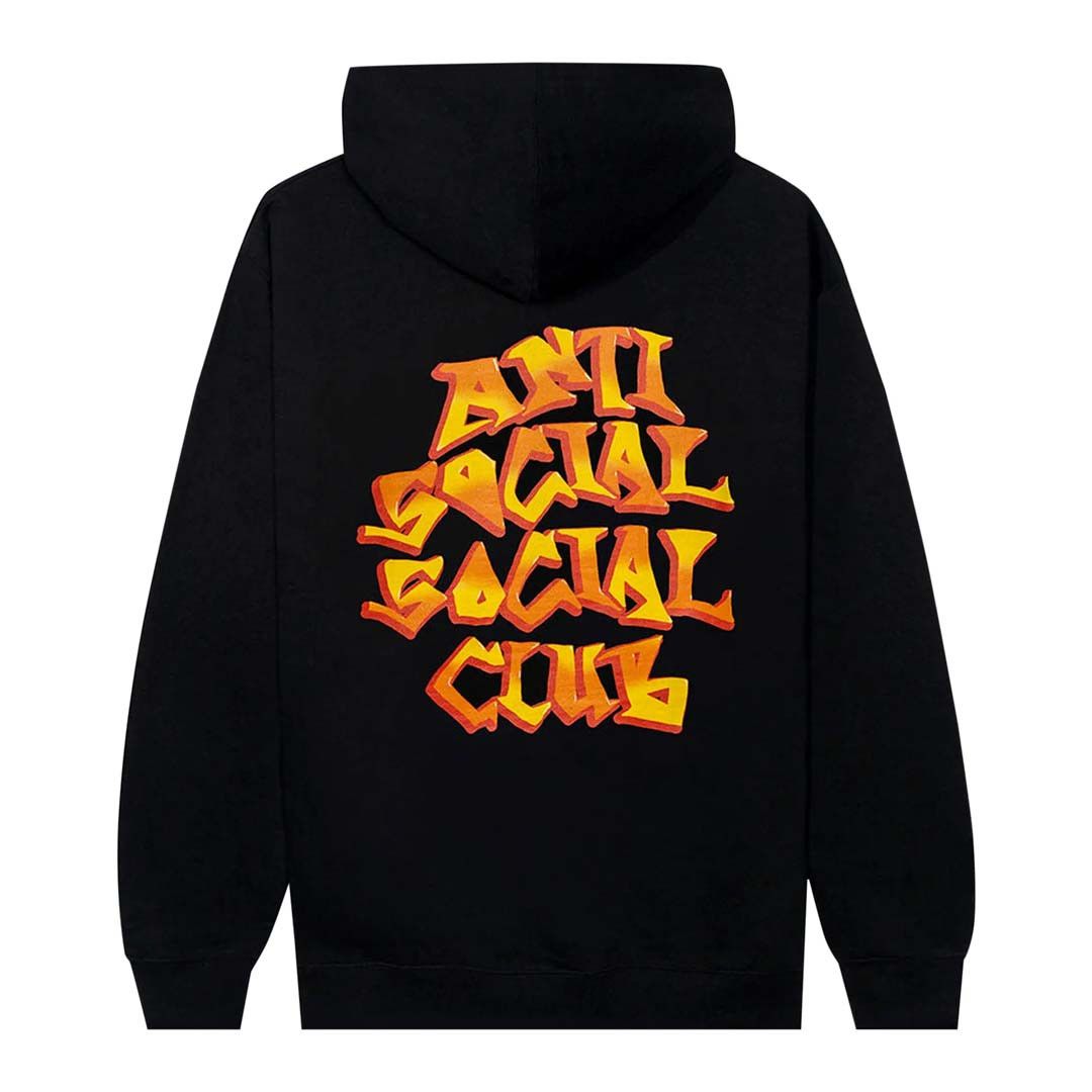 Anti Social Social Club Low Brow Hoodie 'Black' Size US M / EU 48-50 / 2 - 2 Thumbnail