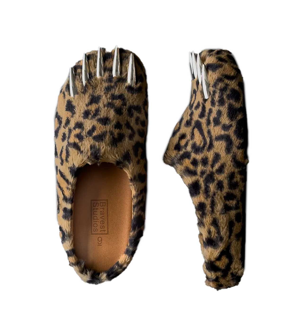 Bravest Studios Bear Claw Mule Leopard Print Size US 5 / EU 37 - 2 Thumbnail