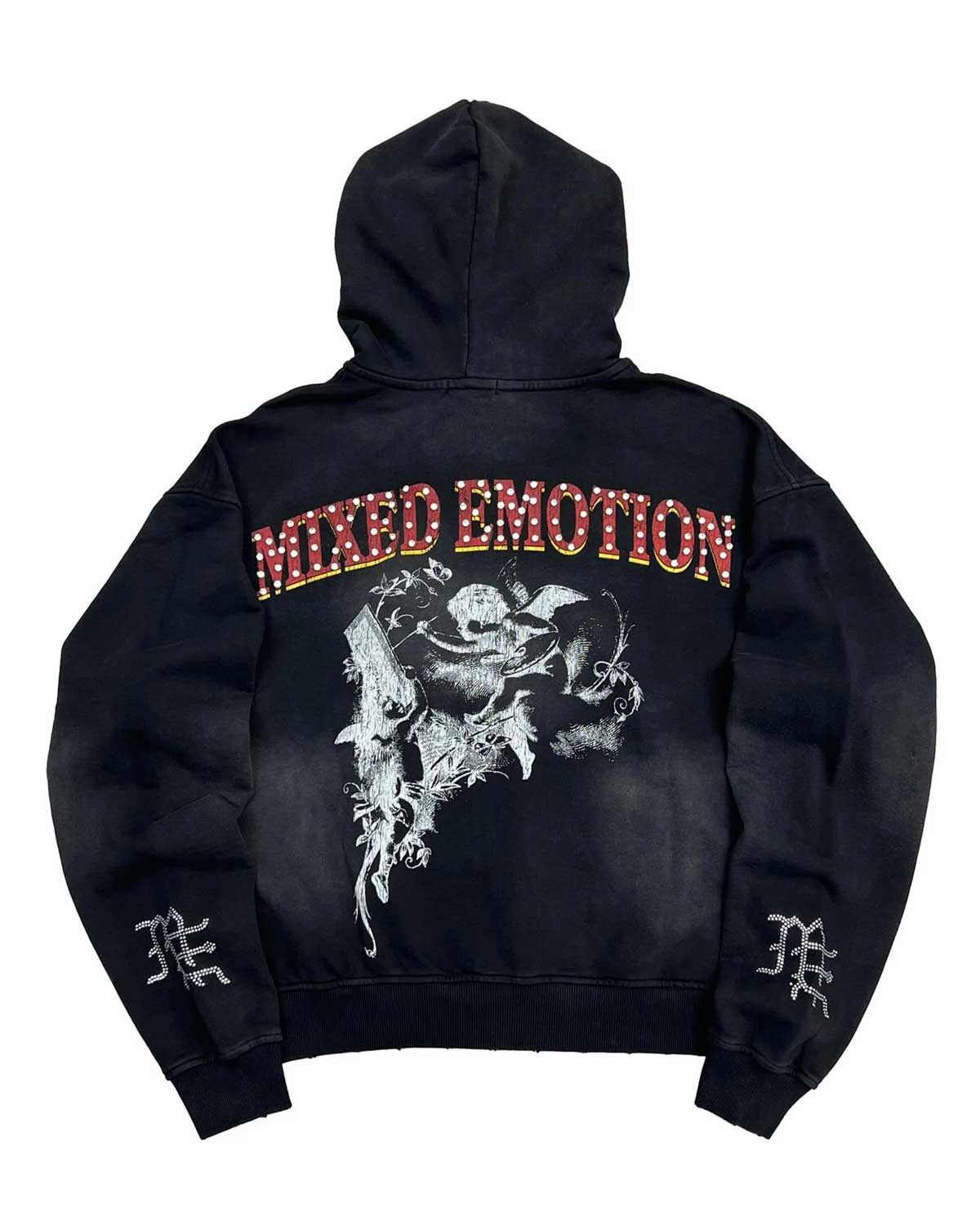 Other Mixed Emotions Broken Wings Hoodie Black Size US XL / EU 56 / 4 - 2 Thumbnail