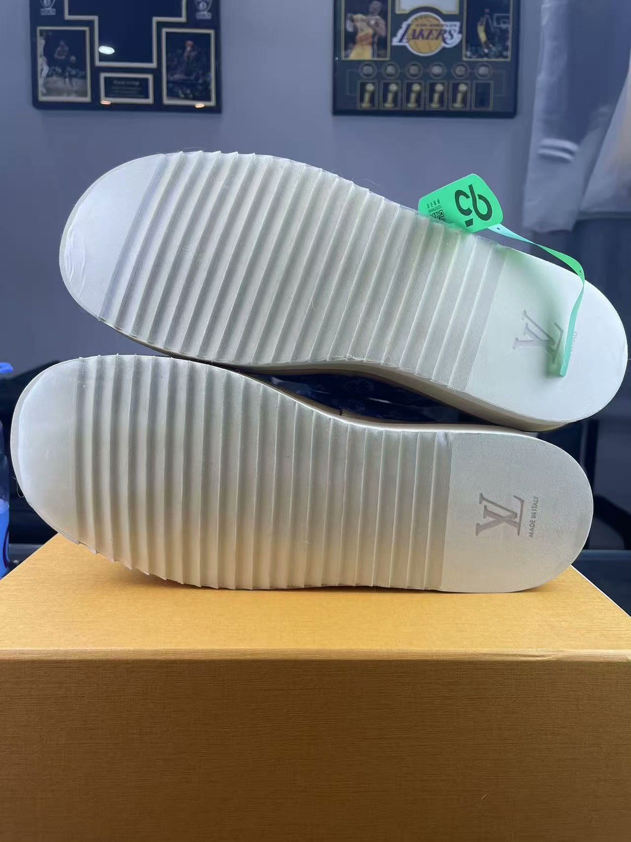 Louis Vuitton Louis Vuitton Denim Blue Sandals 40 Men Size US 7.5 / EU 40-41 - 4 Thumbnail