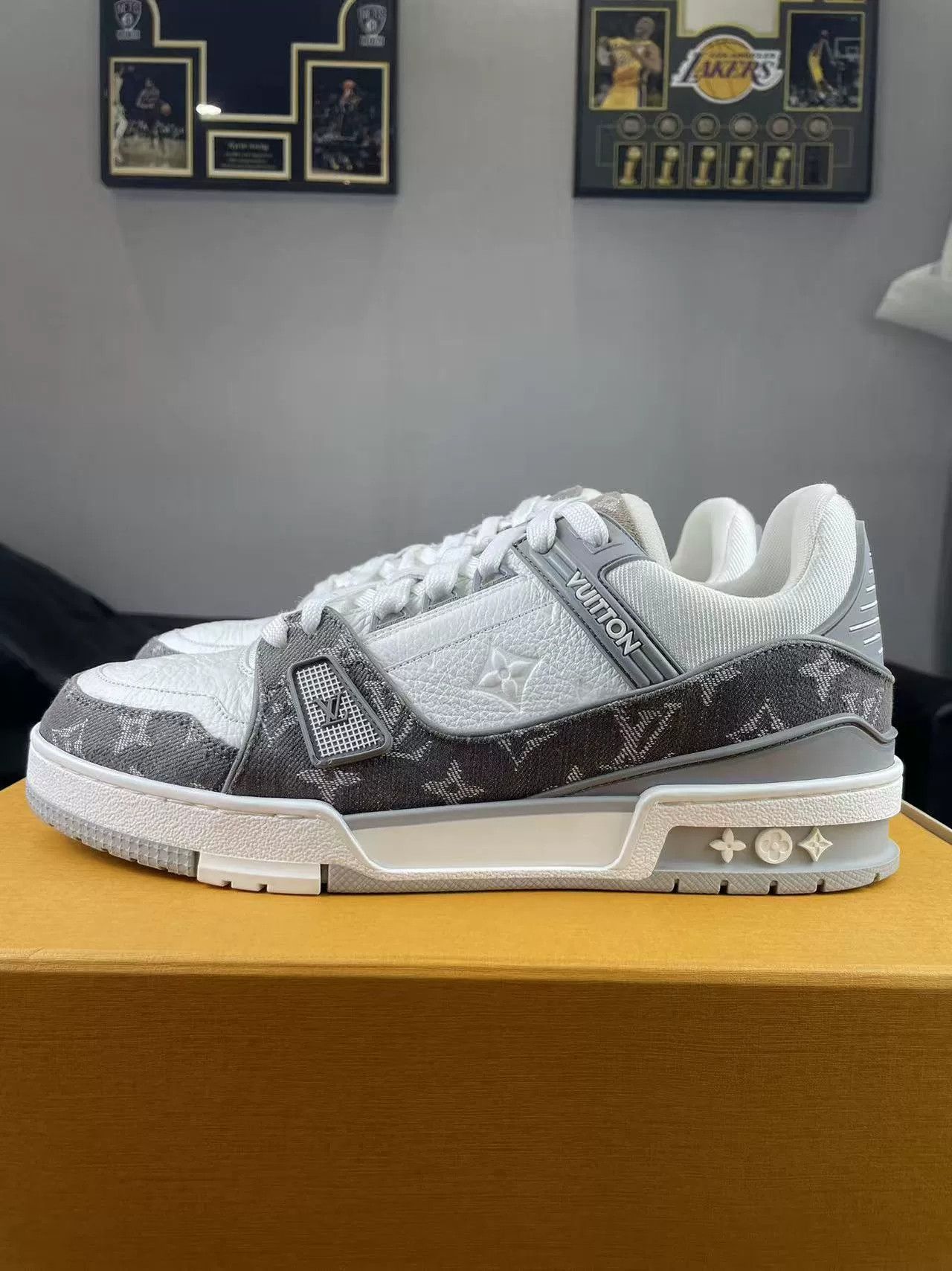 Louis Vuitton Louis Vuitton Training Denim Gray Lowtop Sneakers 41 Men Size US 8.5 / EU 41-42 - 7 Thumbnail