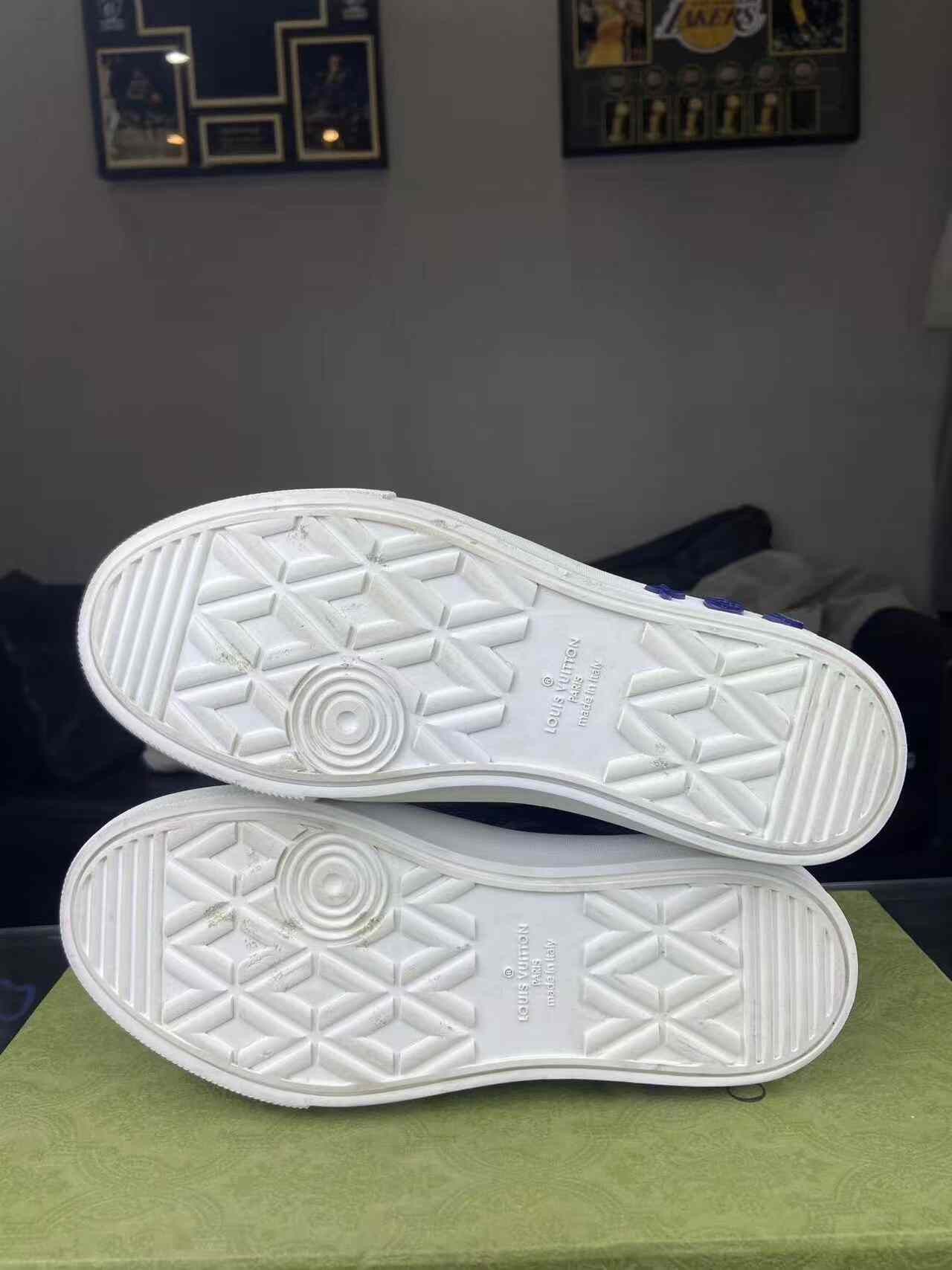 Louis Vuitton Louis Vuitton Denim Blue Lowtop Sneakers 39 Men Size US 6.5 / EU 39-40 - 4 Thumbnail