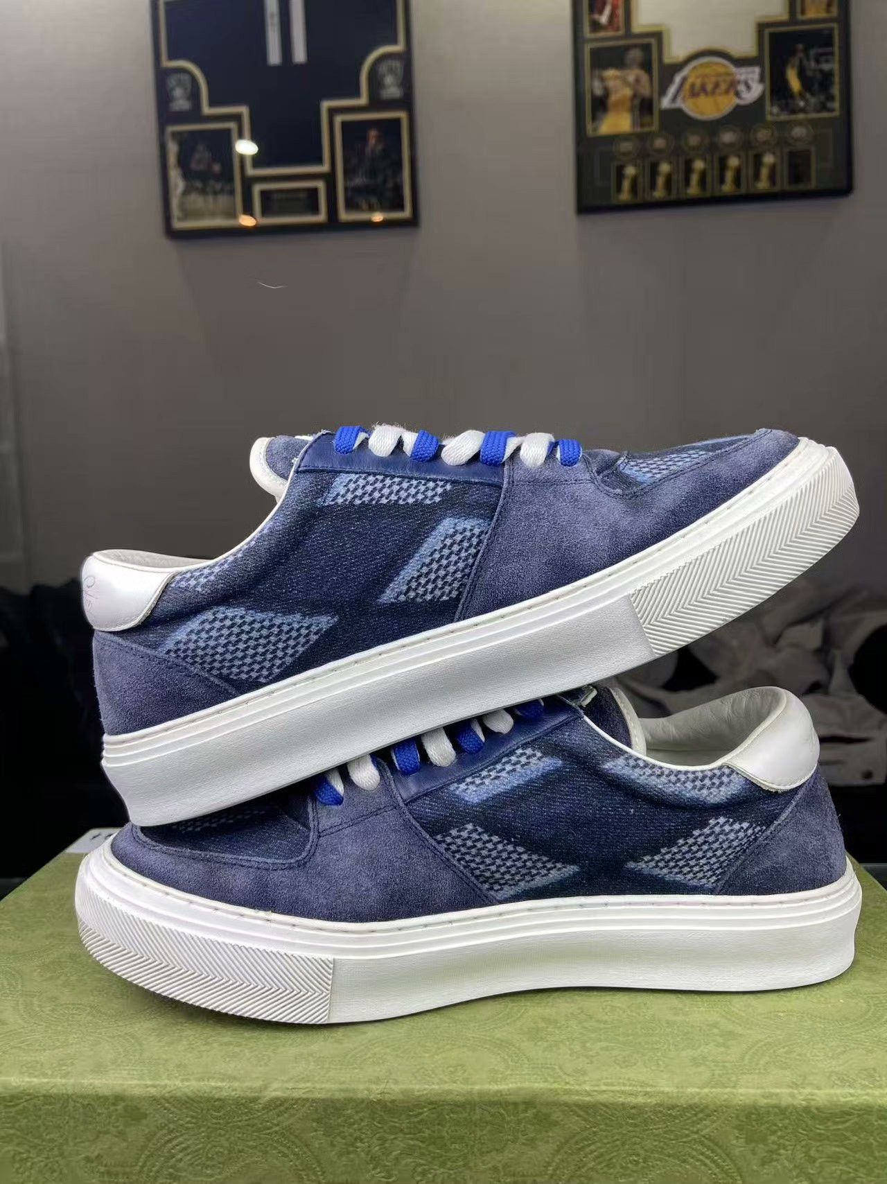 Louis Vuitton Louis Vuitton Denim Blue Lowtop Sneakers 39 Men Size US 6.5 / EU 39-40 - 5 Thumbnail