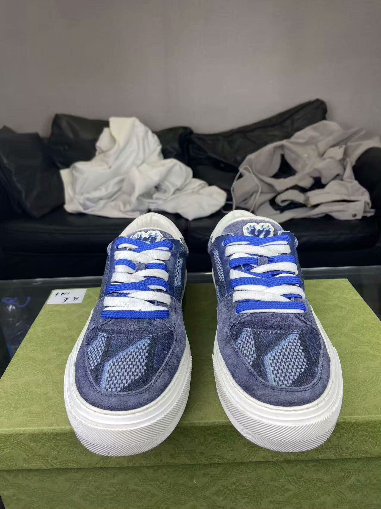 Louis Vuitton Louis Vuitton Denim Blue Lowtop Sneakers 39 Men Size US 6.5 / EU 39-40 - 2 Thumbnail