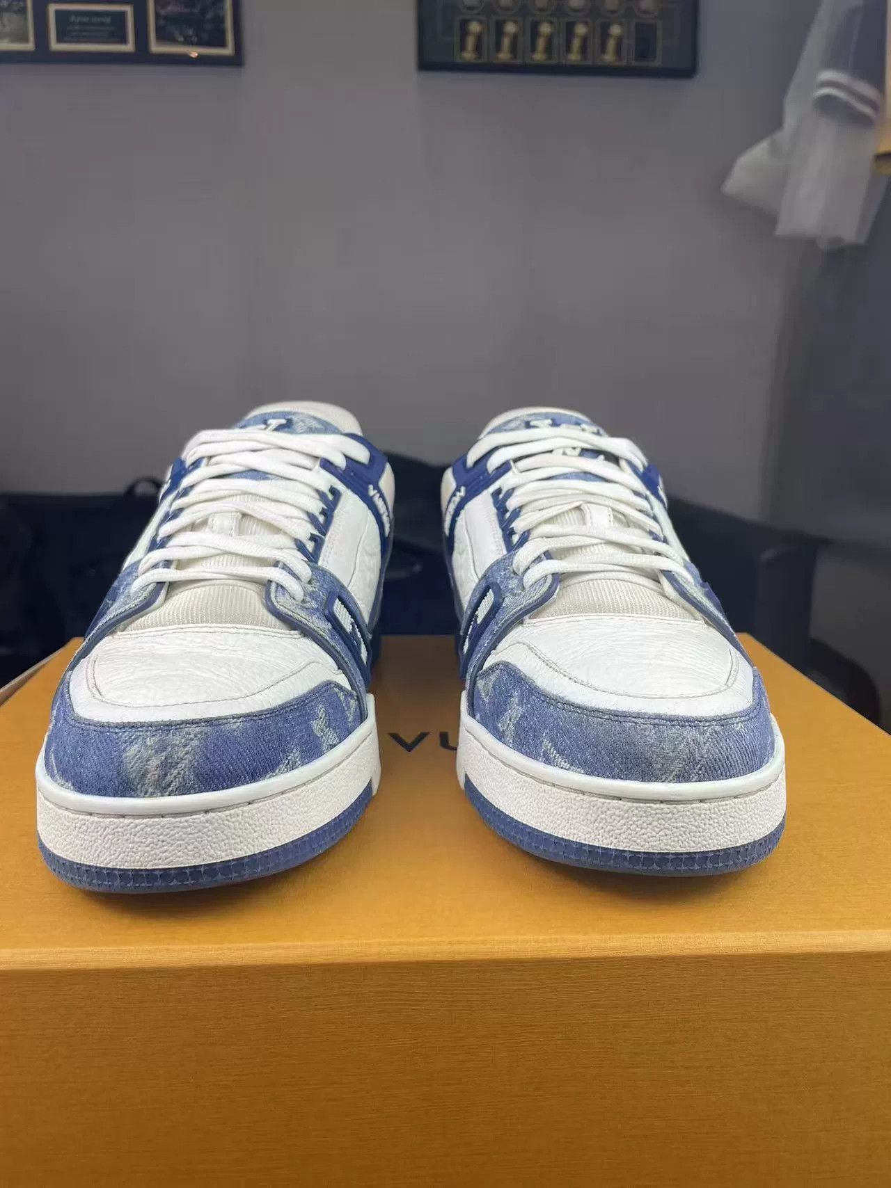 Louis Vuitton Louis Vuitton Training Denim Blue Lowtop Sneakers 41 Men Size US 8.5 / EU 41-42 - 2 Thumbnail