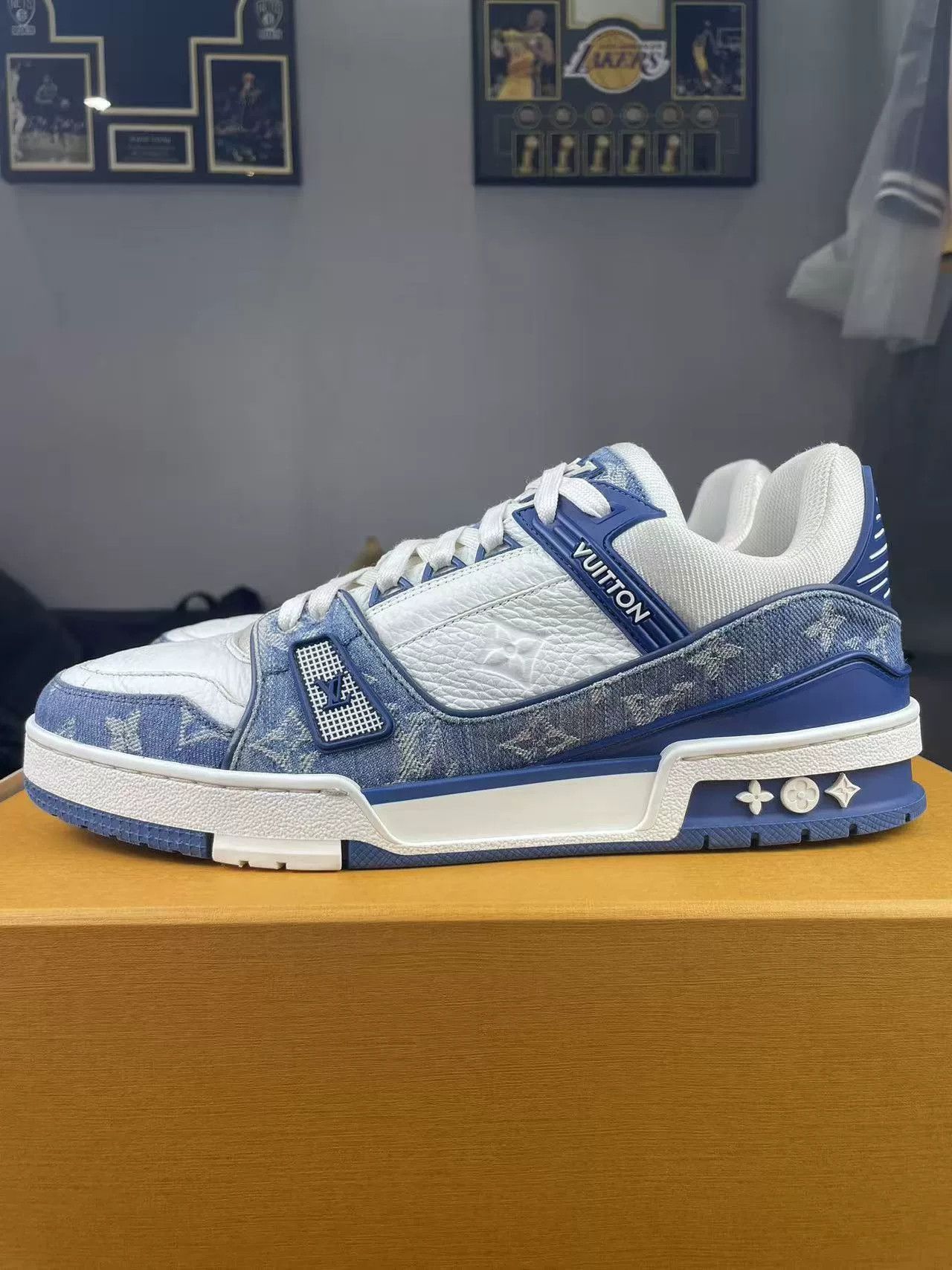 Louis Vuitton Louis Vuitton Training Denim Blue Lowtop Sneakers 41 Men Size US 8.5 / EU 41-42 - 7 Thumbnail