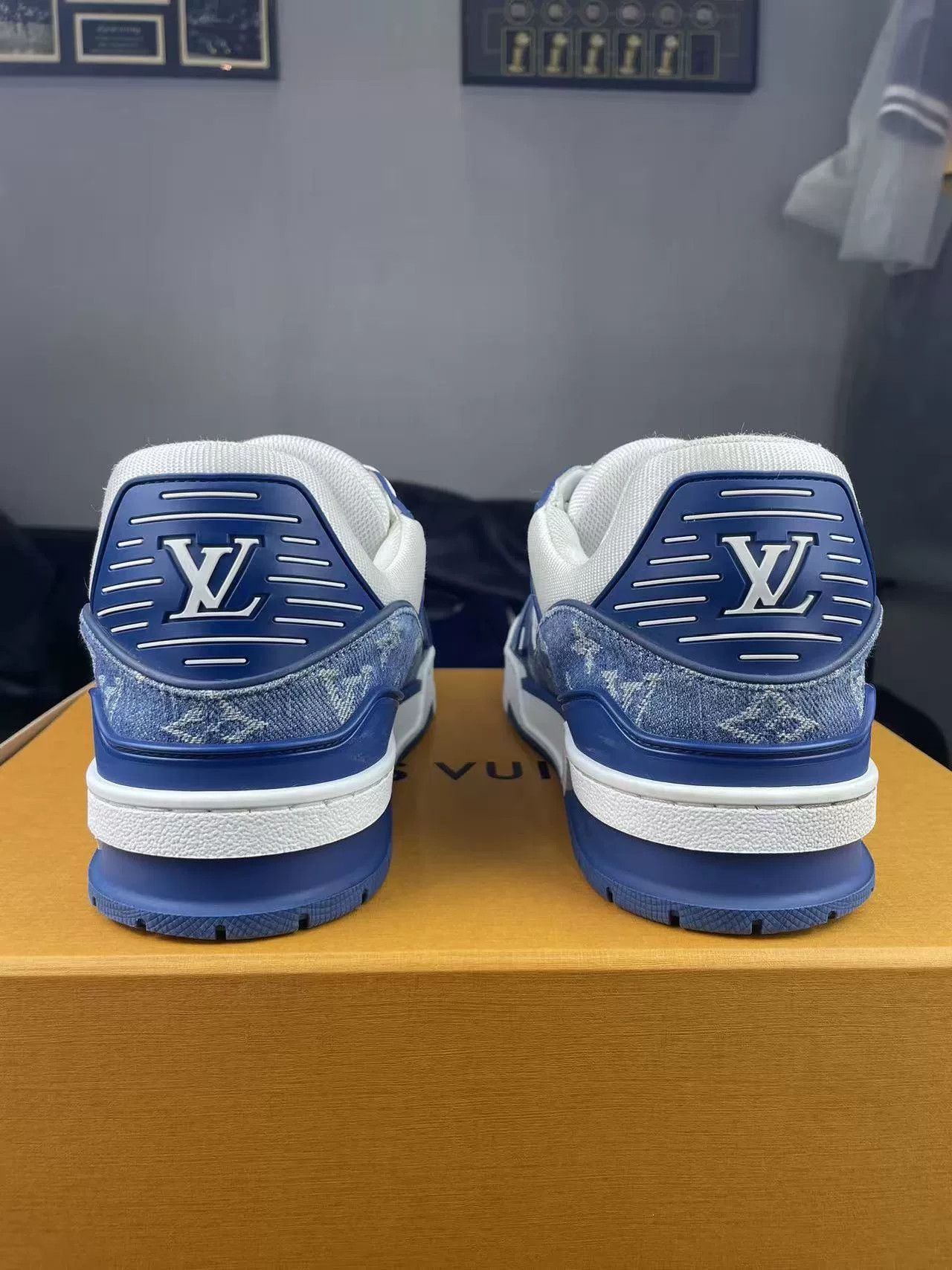 Louis Vuitton Louis Vuitton Training Denim Blue Lowtop Sneakers 41 Men Size US 8.5 / EU 41-42 - 3 Thumbnail