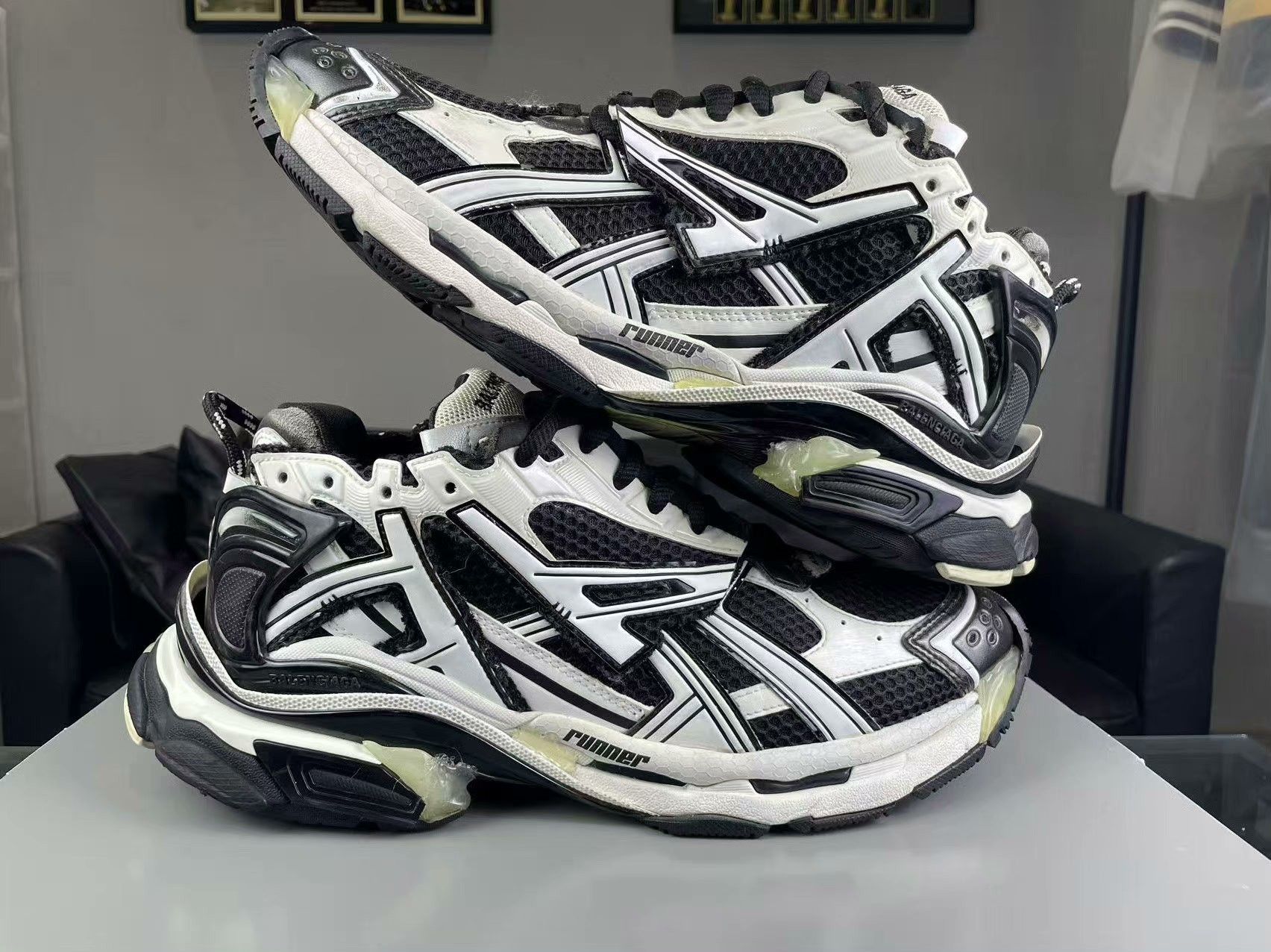 Balenciaga Balenciaga Running Black Lowtop Sneakers 43 Men Size US 10 / EU 43 - 6 Thumbnail