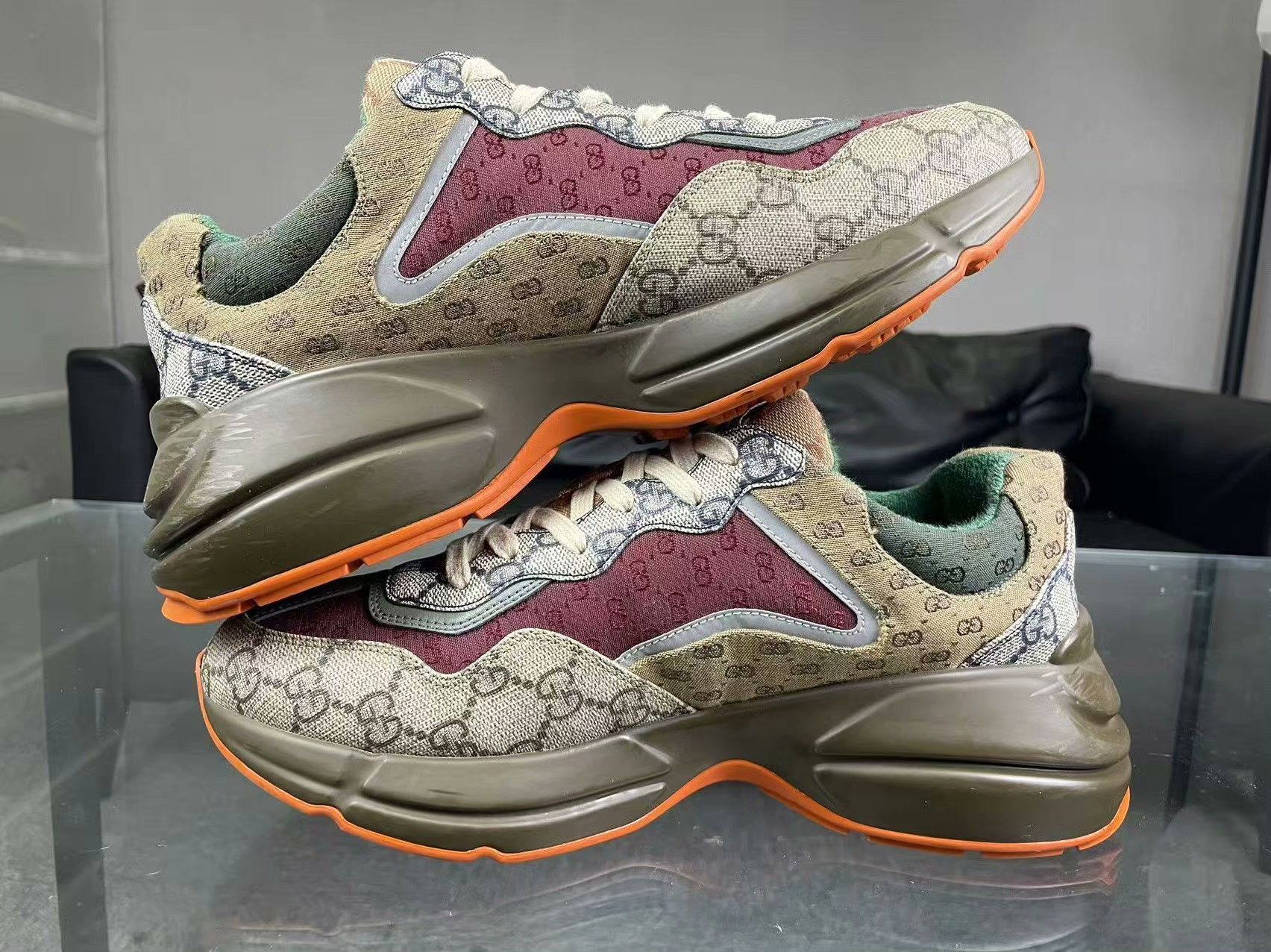 Gucci Gucci Denim Embroidered Lowtop Sneakers 41 Men Size US 8.5 / EU 41-42 - 5 Thumbnail