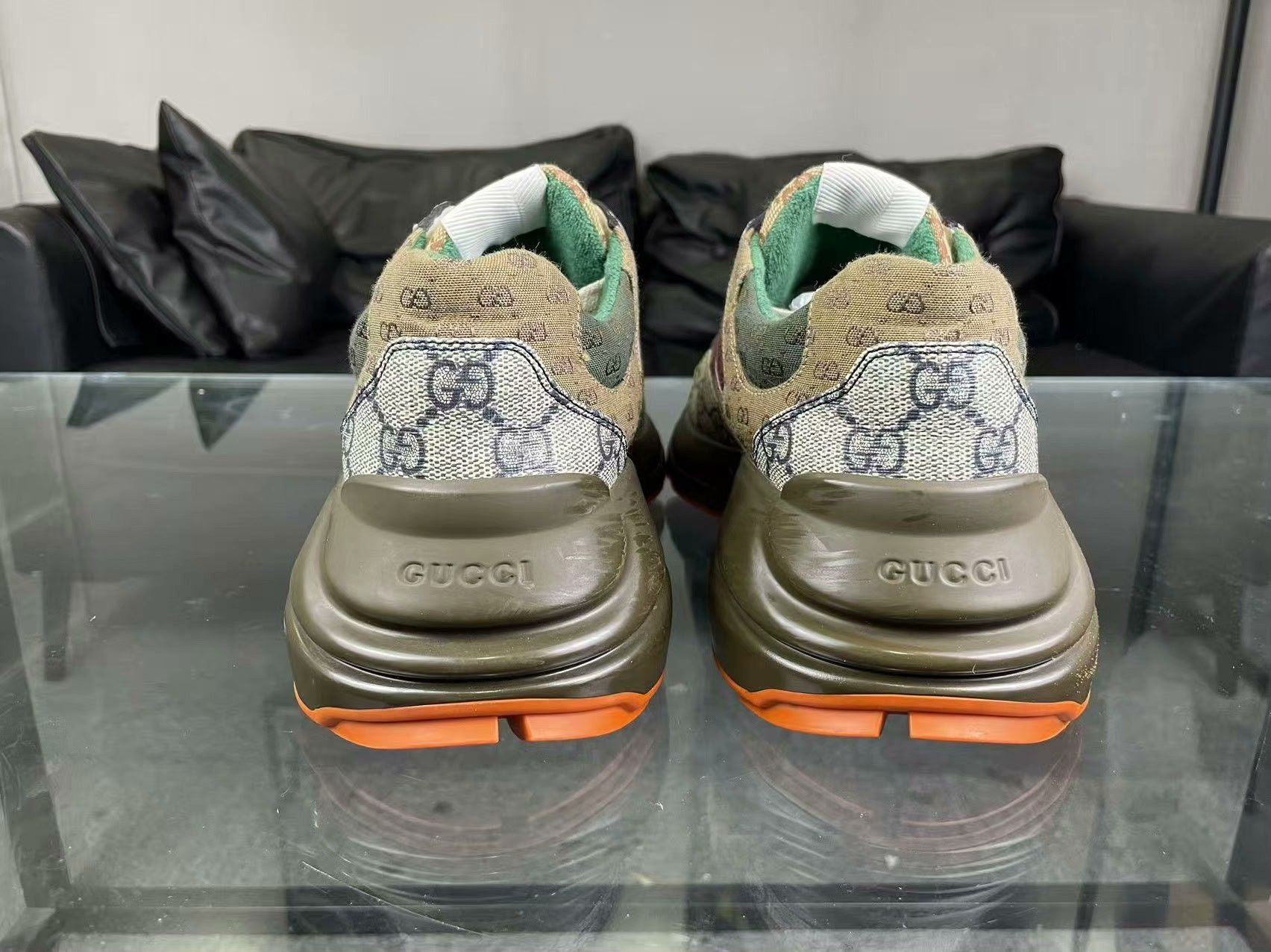 Gucci Gucci Denim Embroidered Lowtop Sneakers 41 Men Size US 8.5 / EU 41-42 - 3 Thumbnail