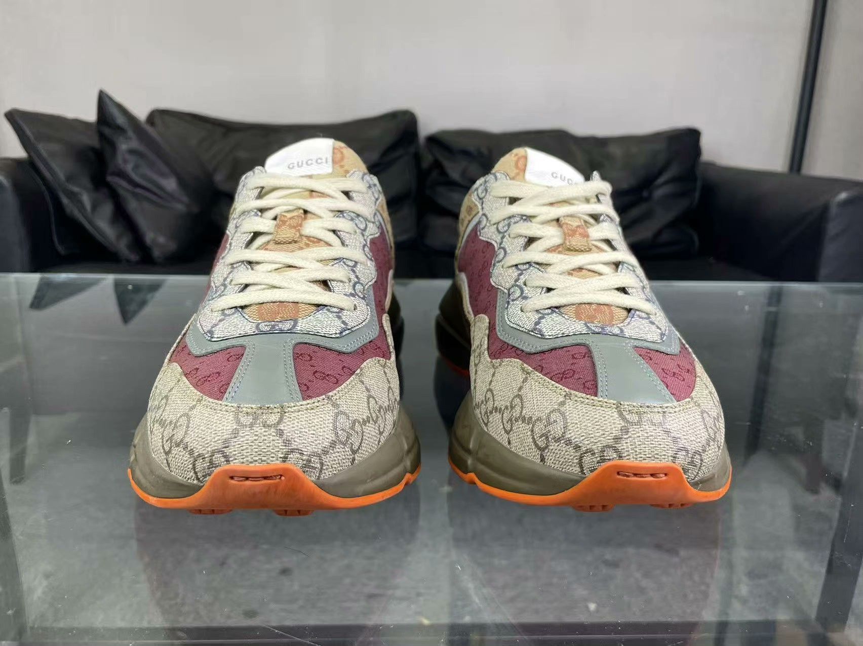 Gucci Gucci Denim Embroidered Lowtop Sneakers 41 Men Size US 8.5 / EU 41-42 - 2 Thumbnail