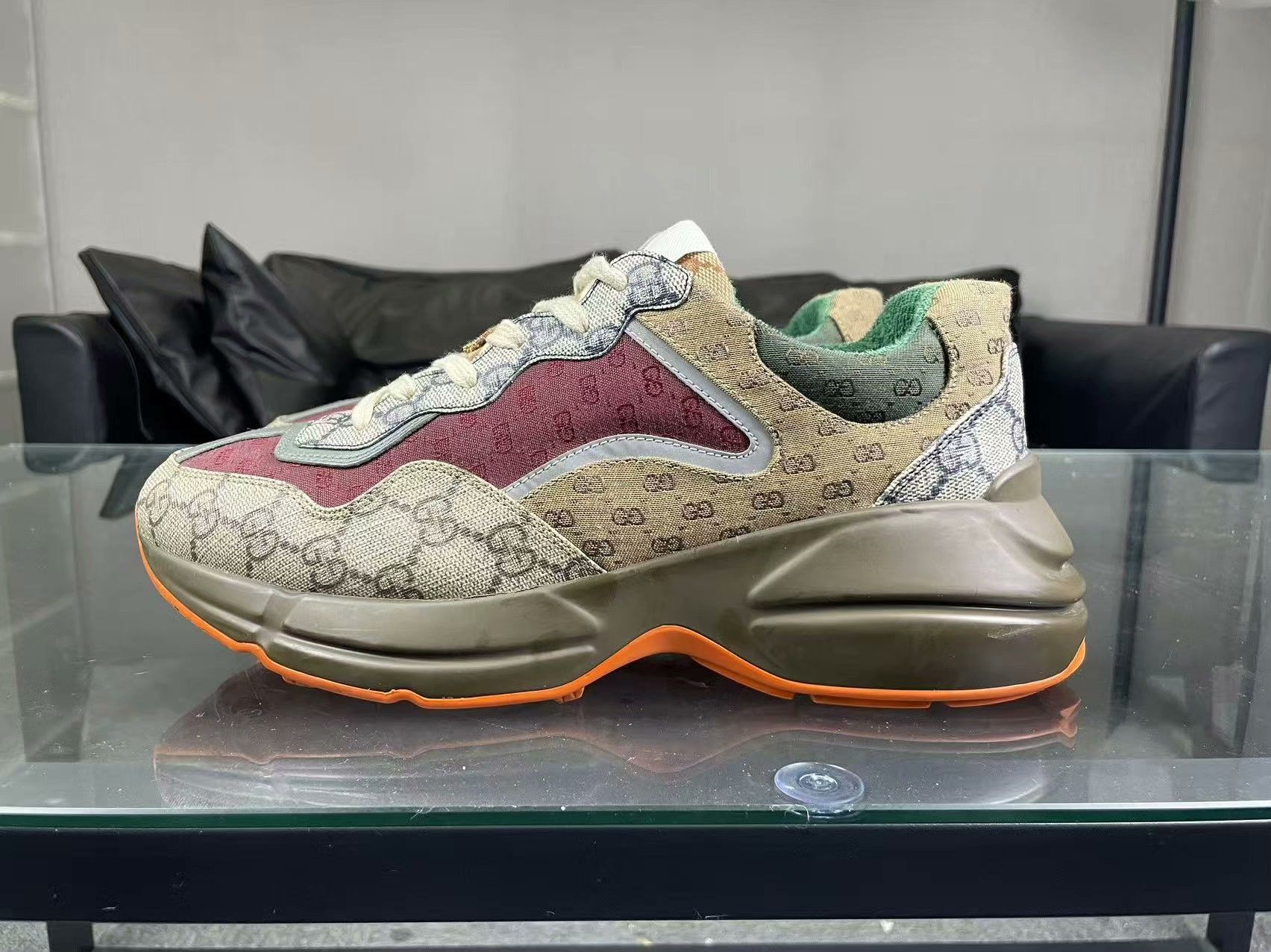 Gucci Gucci Denim Embroidered Lowtop Sneakers 41 Men Size US 8.5 / EU 41-42 - 7 Thumbnail