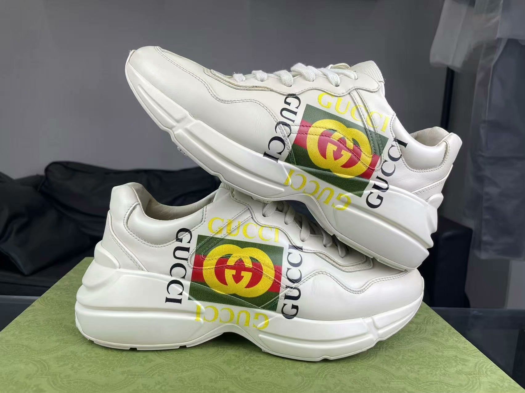Gucci Gucci Printed Lowtop Sneakers 40 Men Size US 7.5 / EU 40-41 - 6 Thumbnail