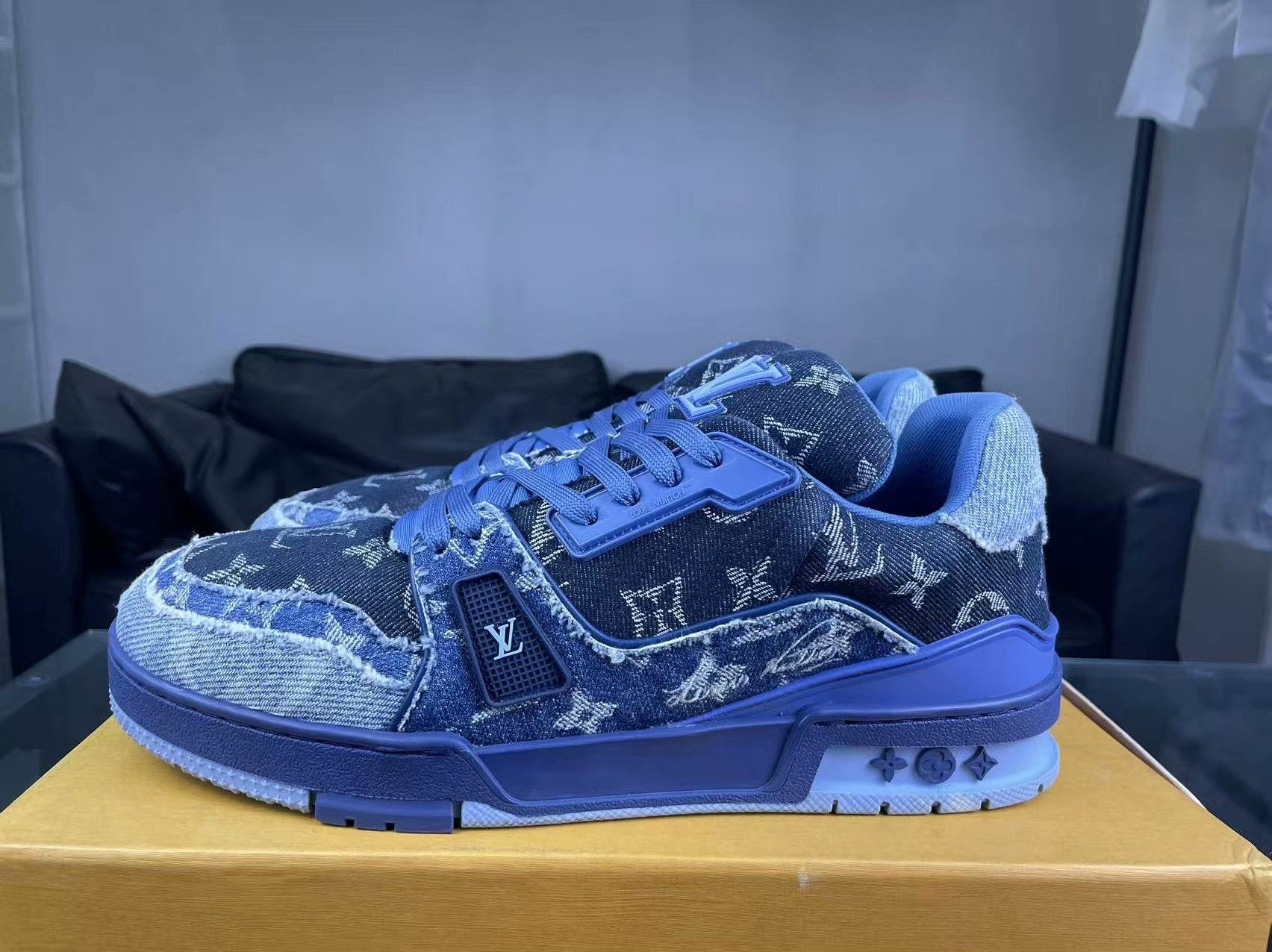 Louis Vuitton Louis Vuitton Training Denim Lowtop Sneakers 41 Men Size US 8.5 / EU 41-42 - 7 Thumbnail