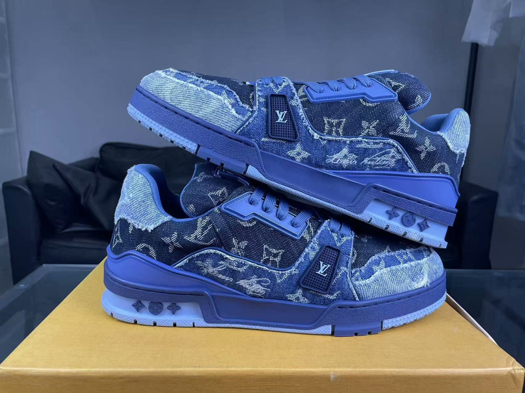 Louis Vuitton Louis Vuitton Training Denim Lowtop Sneakers 41 Men Size US 8.5 / EU 41-42 - 6 Thumbnail