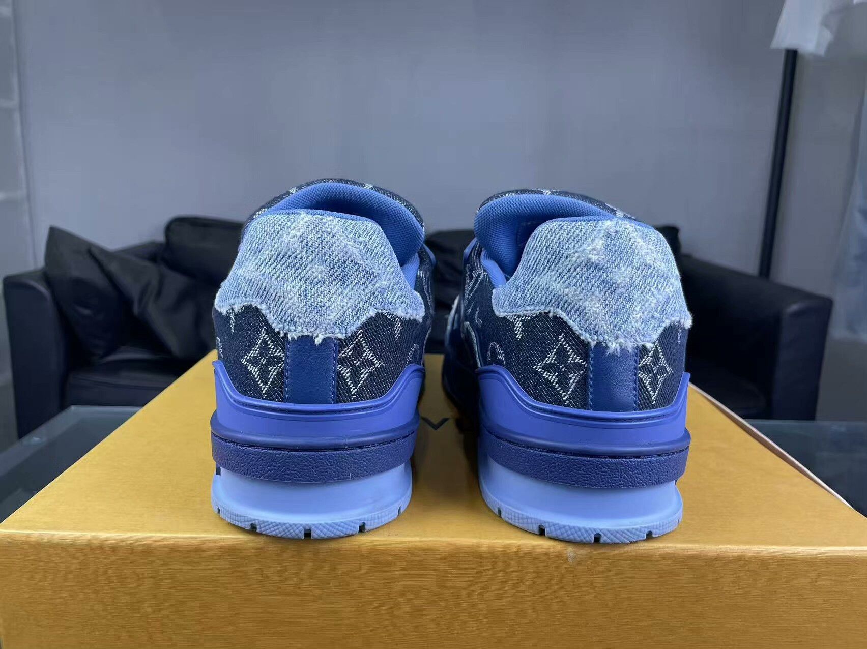 Louis Vuitton Louis Vuitton Training Denim Lowtop Sneakers 41 Men Size US 8.5 / EU 41-42 - 3 Thumbnail
