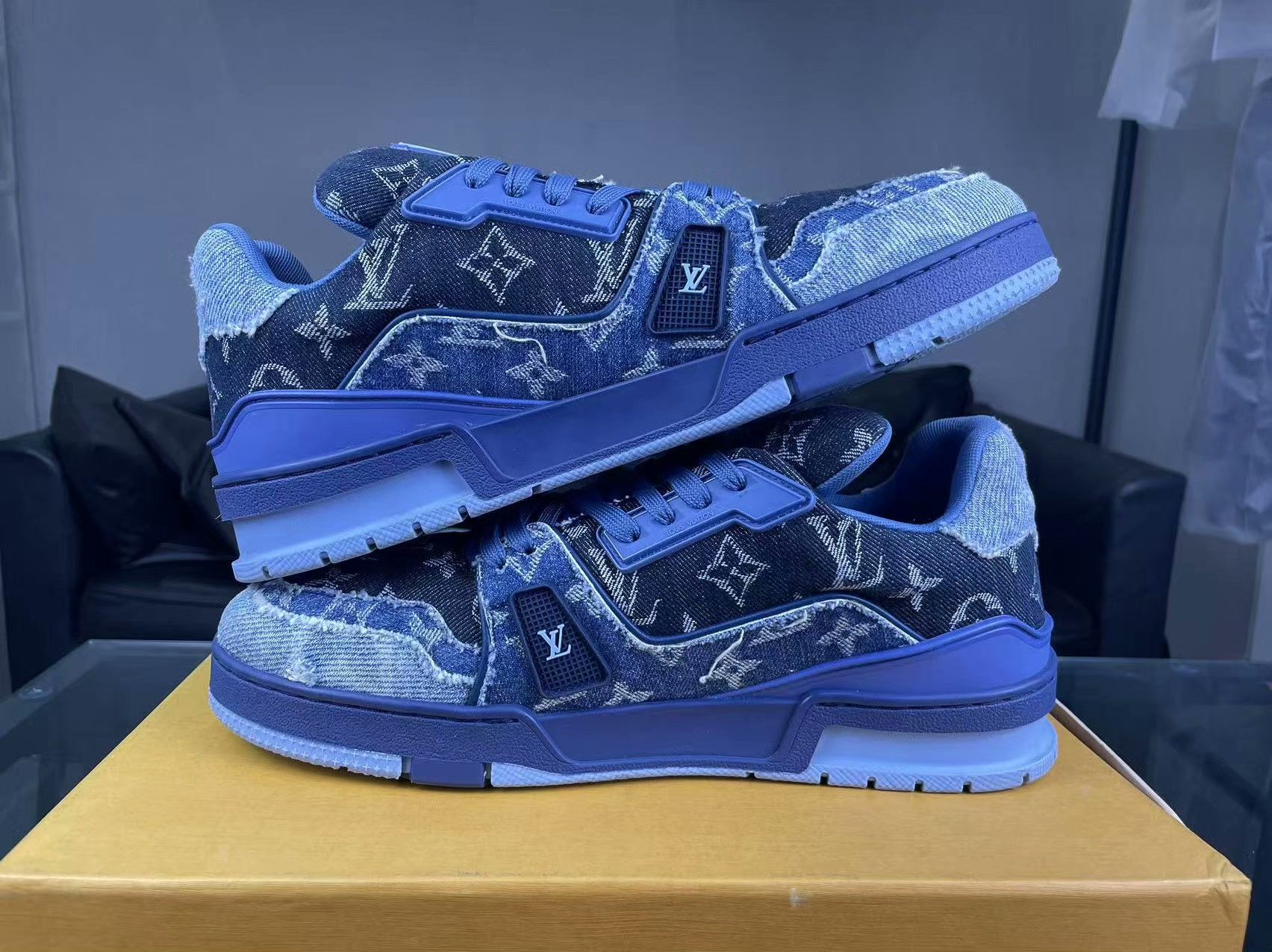 Louis Vuitton Louis Vuitton Training Denim Lowtop Sneakers 41 Men Size US 8.5 / EU 41-42 - 5 Thumbnail