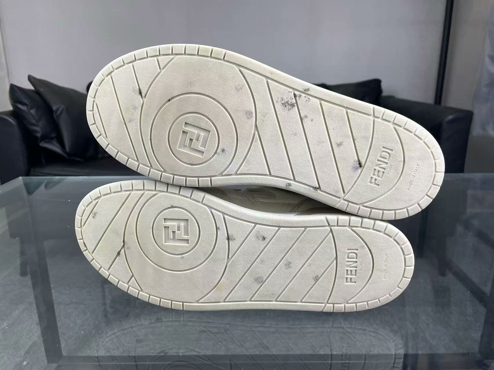 Fendi Fendi White Lowtop Sneakers 40 Men Size US 7.5 / EU 40-41 - 4 Thumbnail