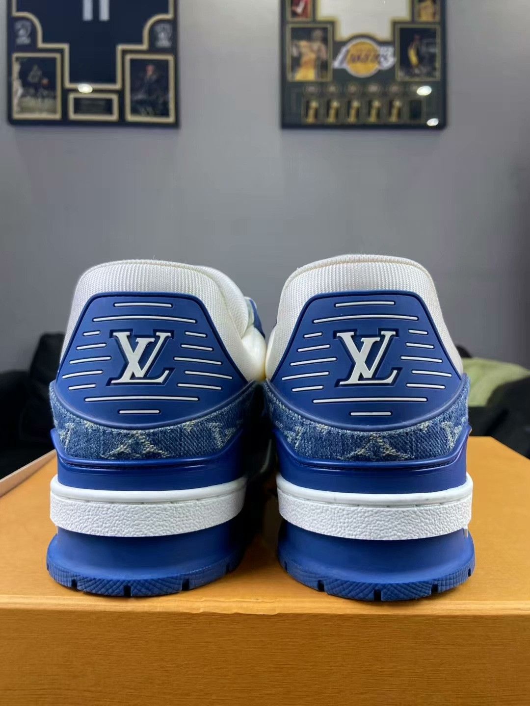 Louis Vuitton Louis Vuitton Training Denim Blue Lowtop Sneakers 42 Men Size US 9 / EU 42 - 4 Thumbnail