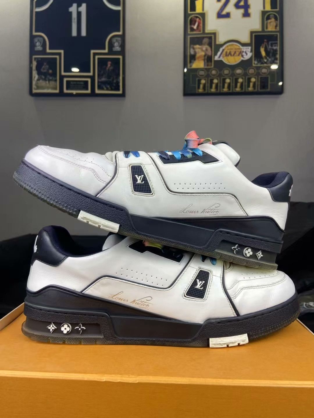 Louis Vuitton Louis Vuitton Training Rainbow Multi Lowtop Sneakers 45 Men Size US 11.5 / EU 44-45 - 7 Thumbnail