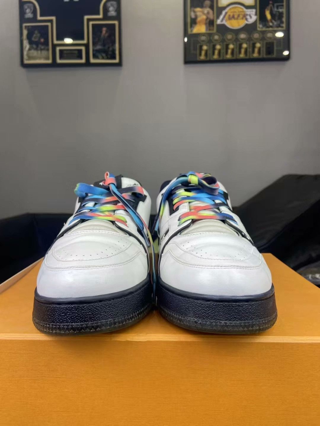 Louis Vuitton Louis Vuitton Training Rainbow Multi Lowtop Sneakers 45 Men Size US 11.5 / EU 44-45 - 2 Thumbnail