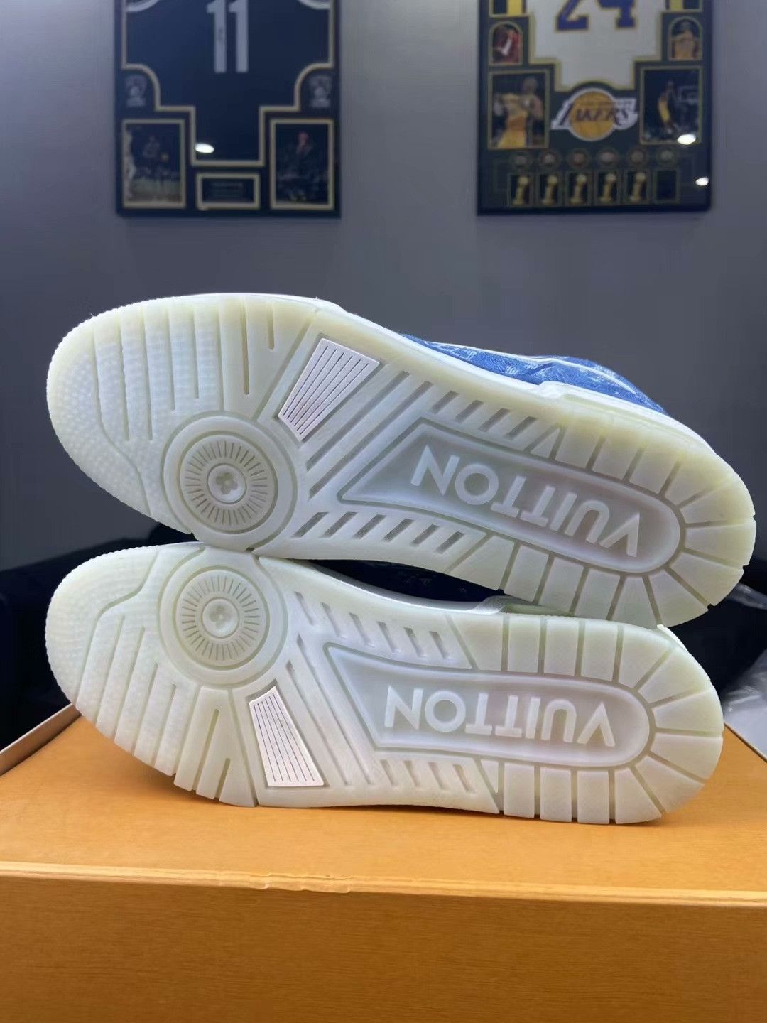 Louis Vuitton Louis Vuitton Training Denim Blue Lowtop Sneakers 40 Men Size US 7.5 / EU 40-41 - 5 Thumbnail