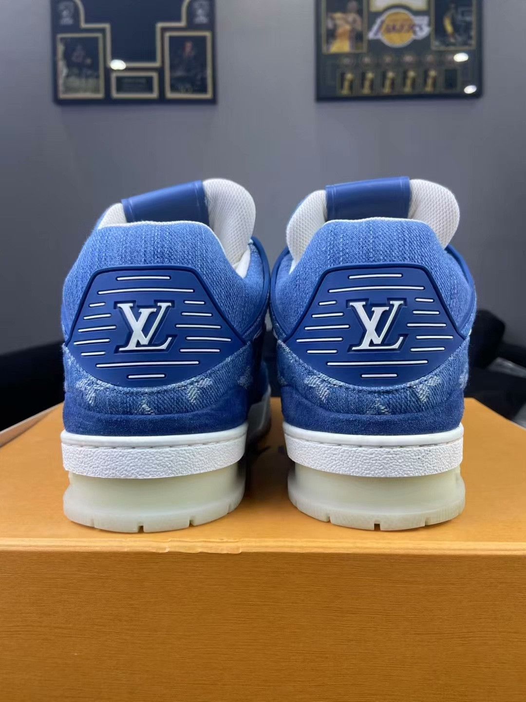 Louis Vuitton Louis Vuitton Training Denim Blue Lowtop Sneakers 40 Men Size US 7.5 / EU 40-41 - 4 Thumbnail