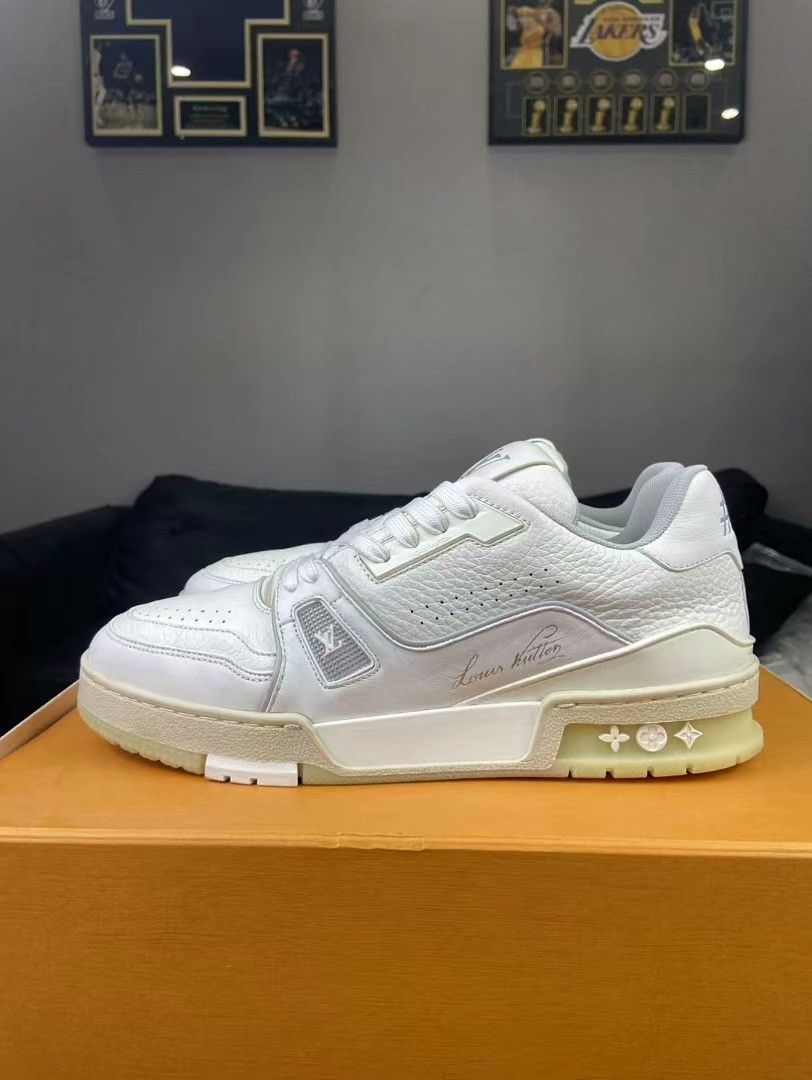 Louis Vuitton Louis Vuitton Training White Lowtop Sneakers 40 Men Size US 7.5 / EU 40-41 - 3 Thumbnail