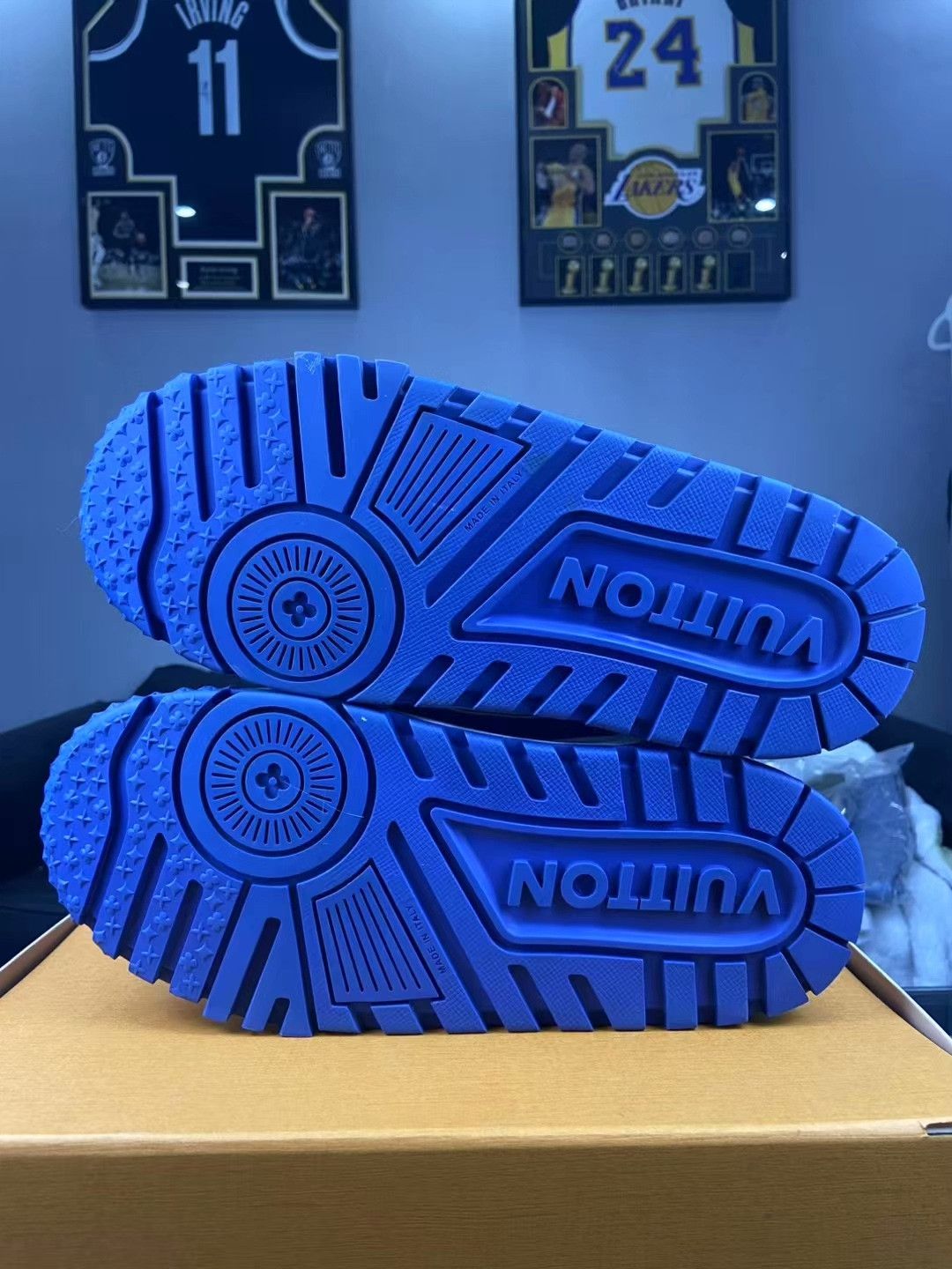 Louis Vuitton Louis Vuitton Training Blue Lowtop Sneakers 42 Men Size US 9 / EU 42 - 4 Thumbnail