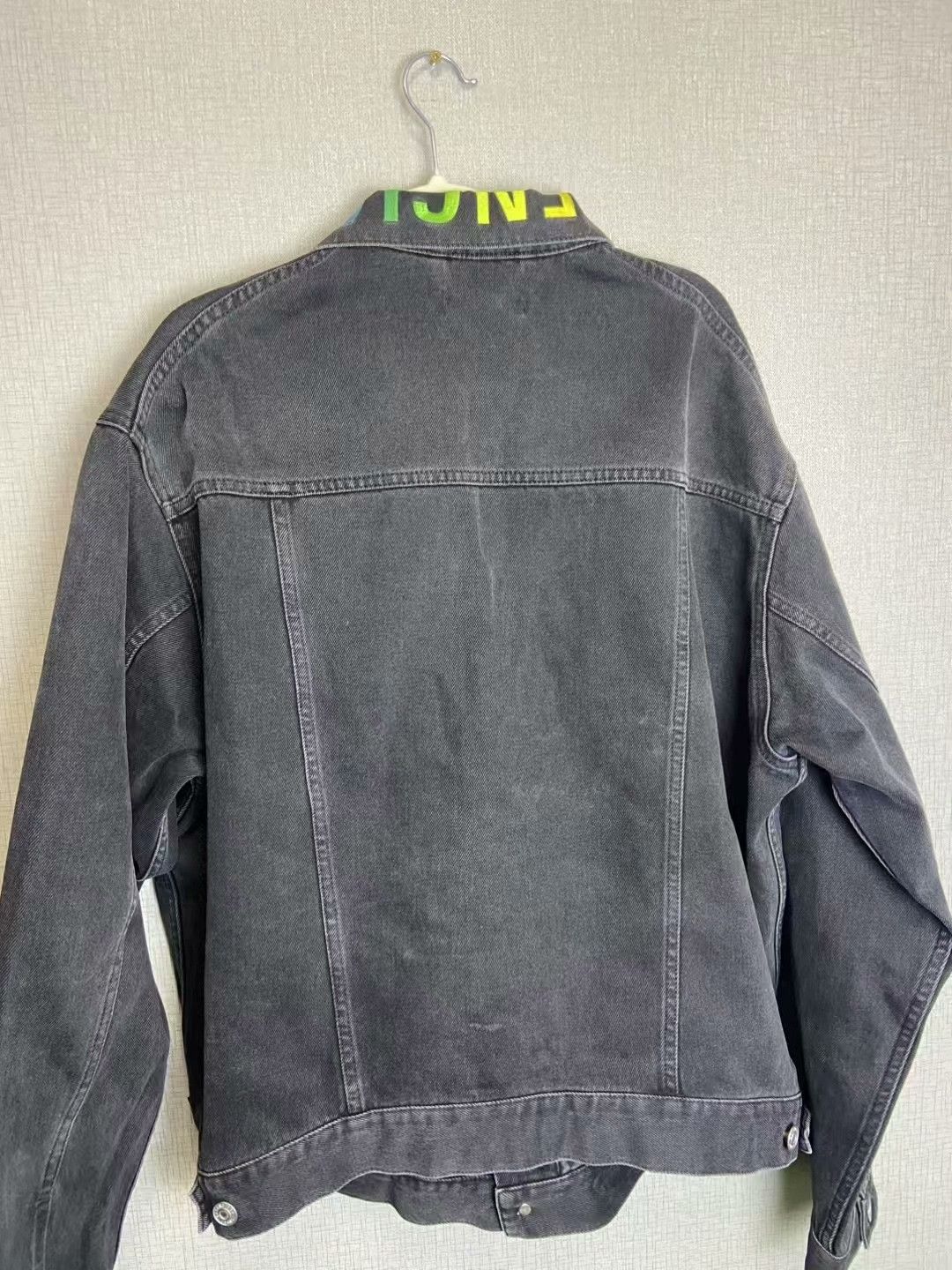 Balenciaga Balenciaga Denim Rainbow Multi Jacket M Women Size M / US 6-8 / IT 42-44 - 2 Thumbnail
