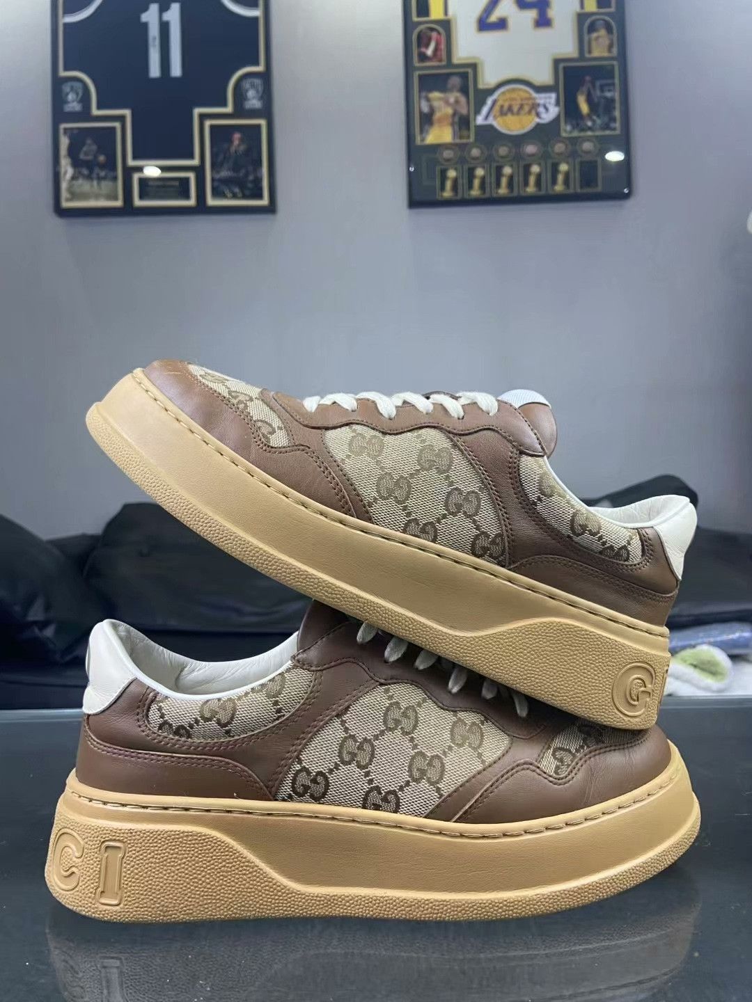Gucci Gucci Printed Lowtop Sneakers 43 Men Size US 10 / EU 43 - 8 Thumbnail