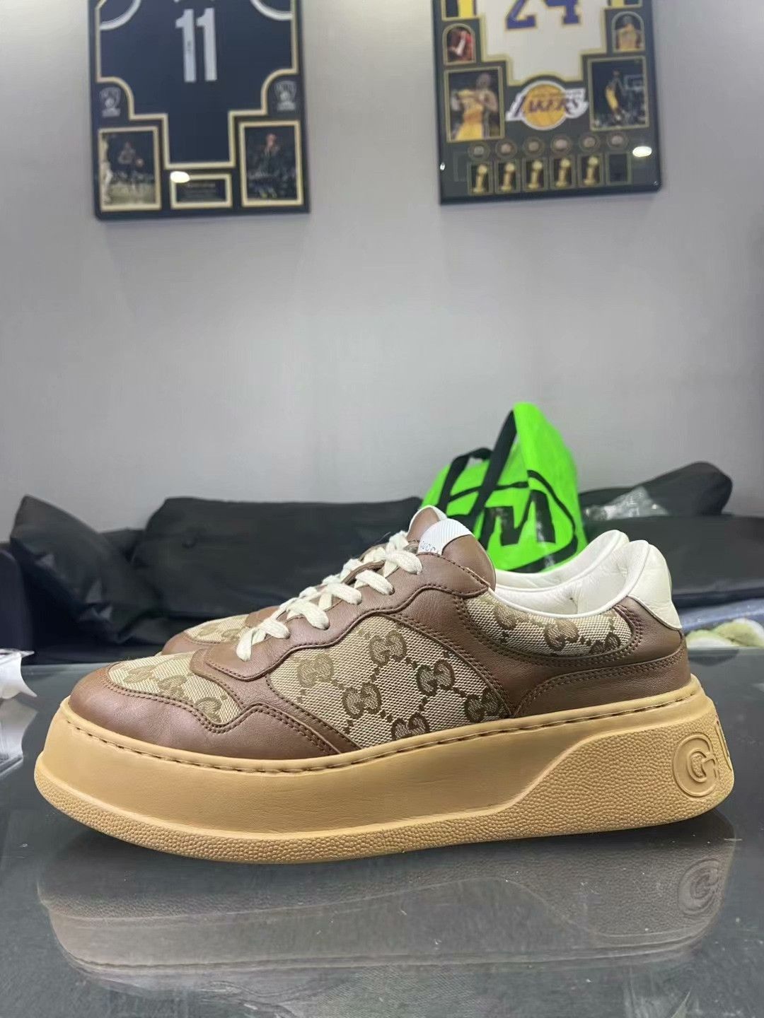 Gucci Gucci Printed Lowtop Sneakers 43 Men Size US 10 / EU 43 - 4 Thumbnail