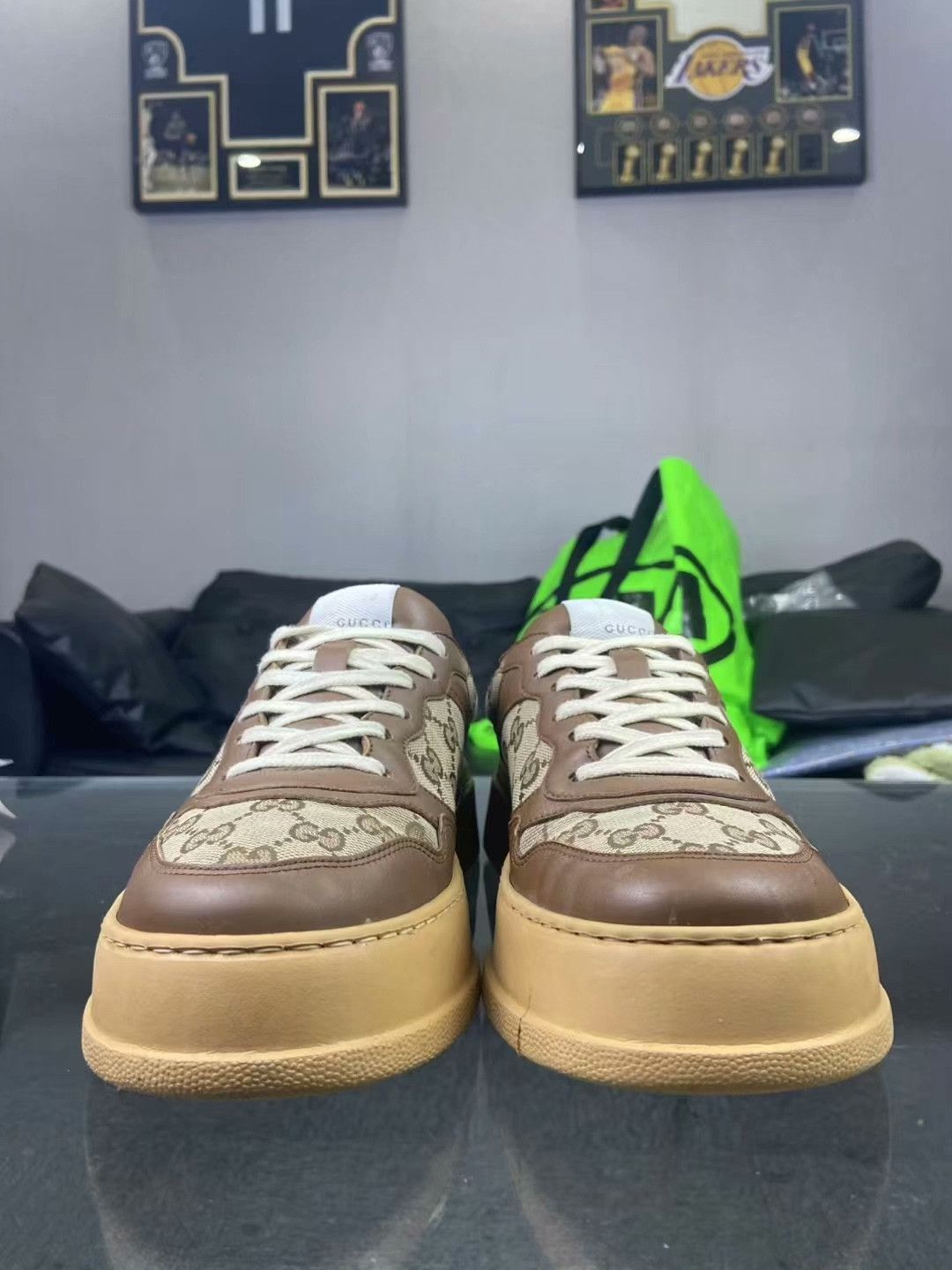 Gucci Gucci Printed Lowtop Sneakers 43 Men Size US 10 / EU 43 - 3 Thumbnail