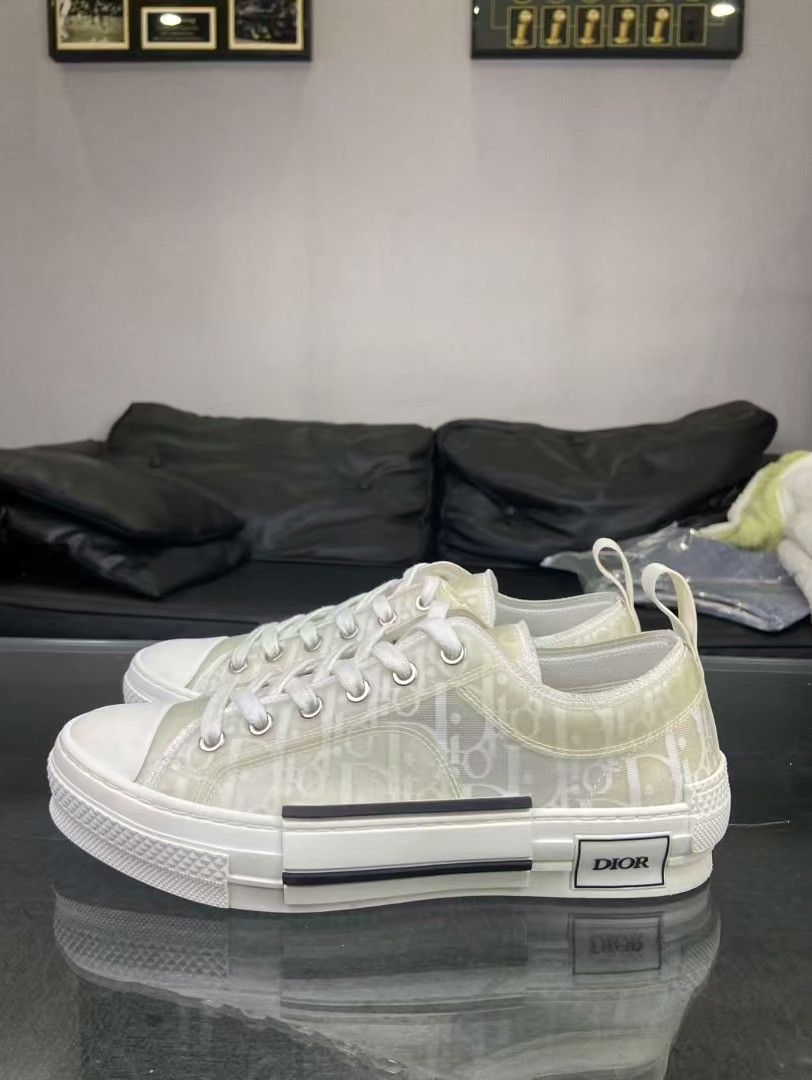 Dior Dior White Lowtop Sneakers 23 Women Size US 8 / IT 38 - 3 Thumbnail