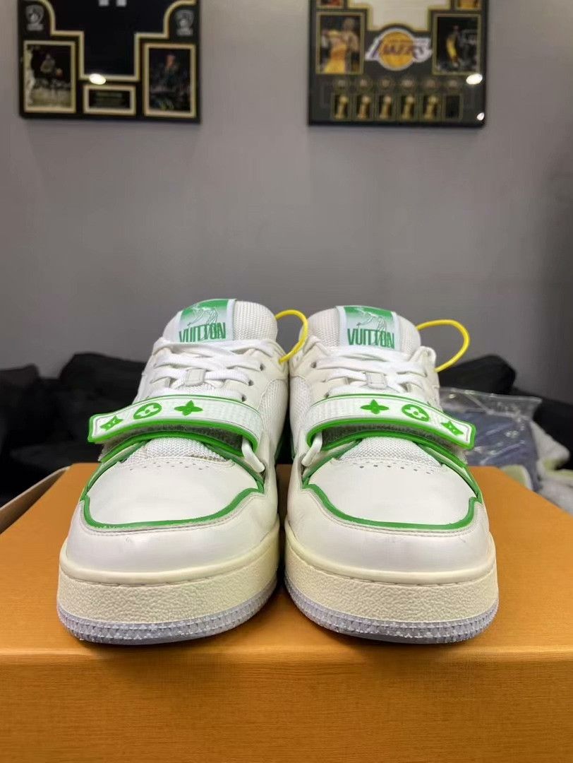 Louis Vuitton Louis Vuitton Training Green Lowtop Sneakers 40 Men Size US 7.5 / EU 40-41 - 2 Thumbnail