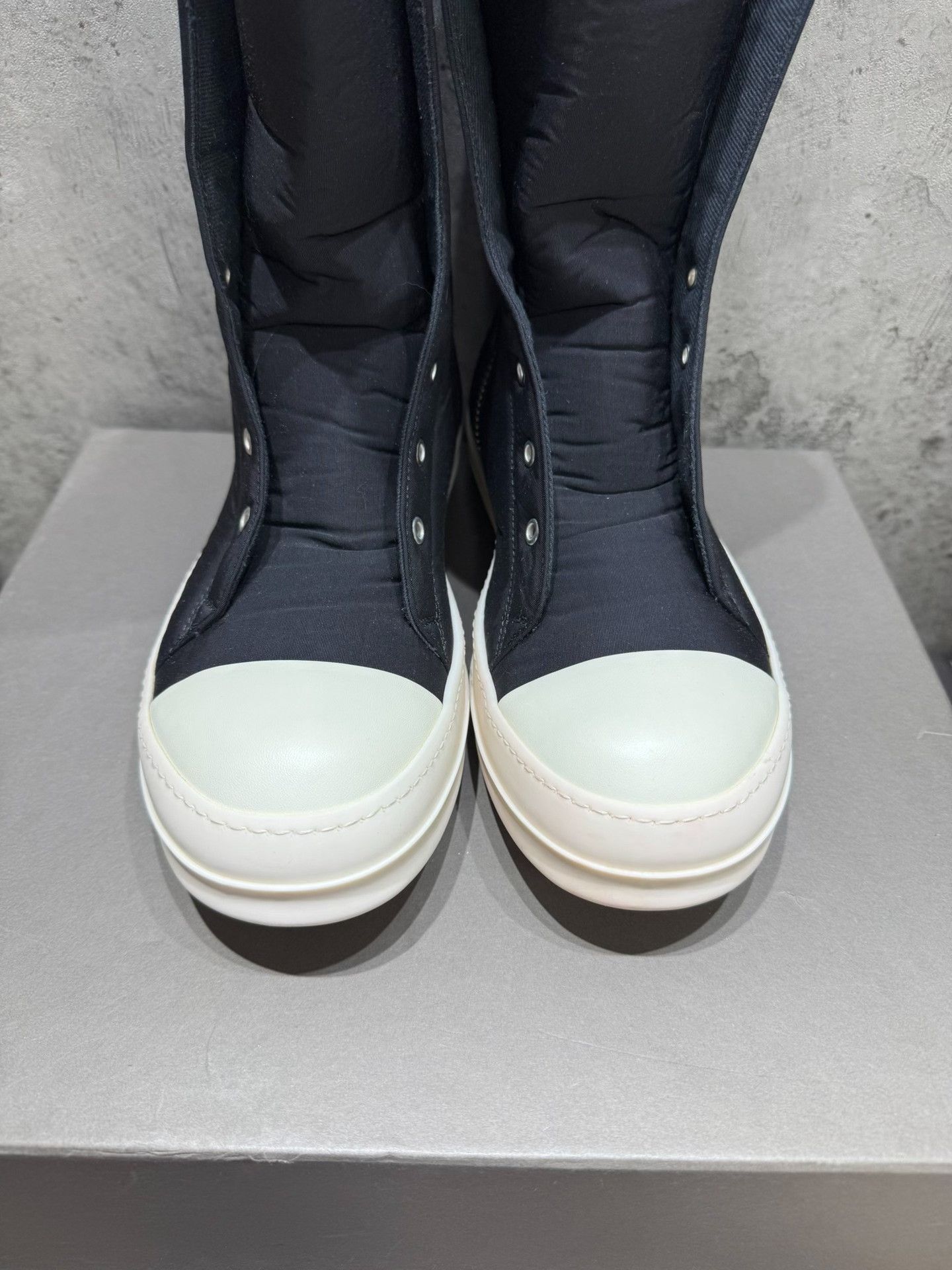 Rick Owens Rick Owens Cotton Black Boots 42 Men Size US 9 / EU 42 - 4 Thumbnail