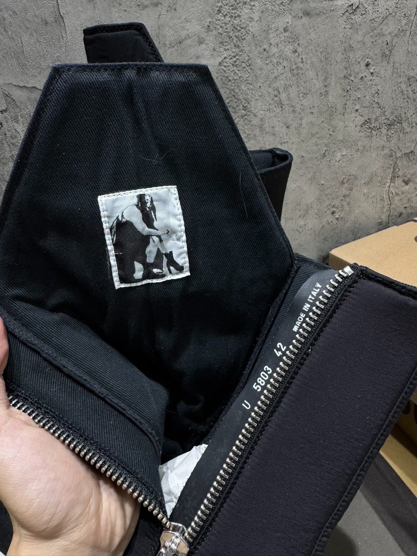 Rick Owens Rick Owens Cotton Black Boots 42 Men Size US 9 / EU 42 - 3 Thumbnail